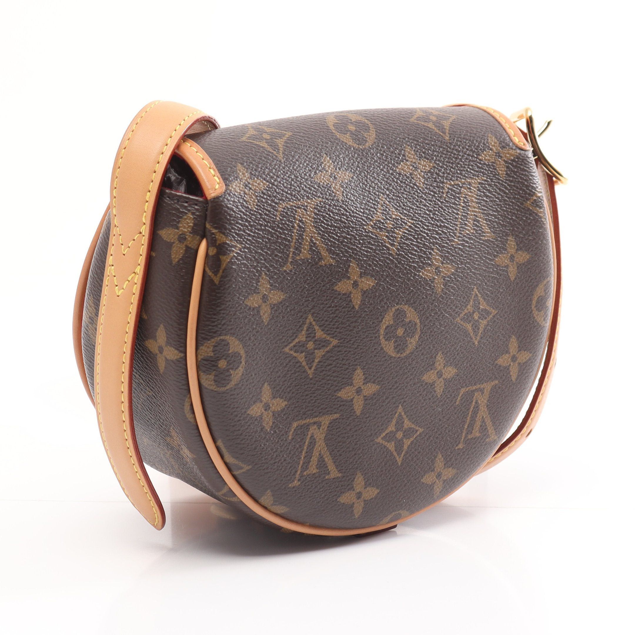 Louis Vuitton Louis Vuitton Tambourine Monogram Shoulder Bag Leather Brown Size ONE SIZE - 2 Thumbnail