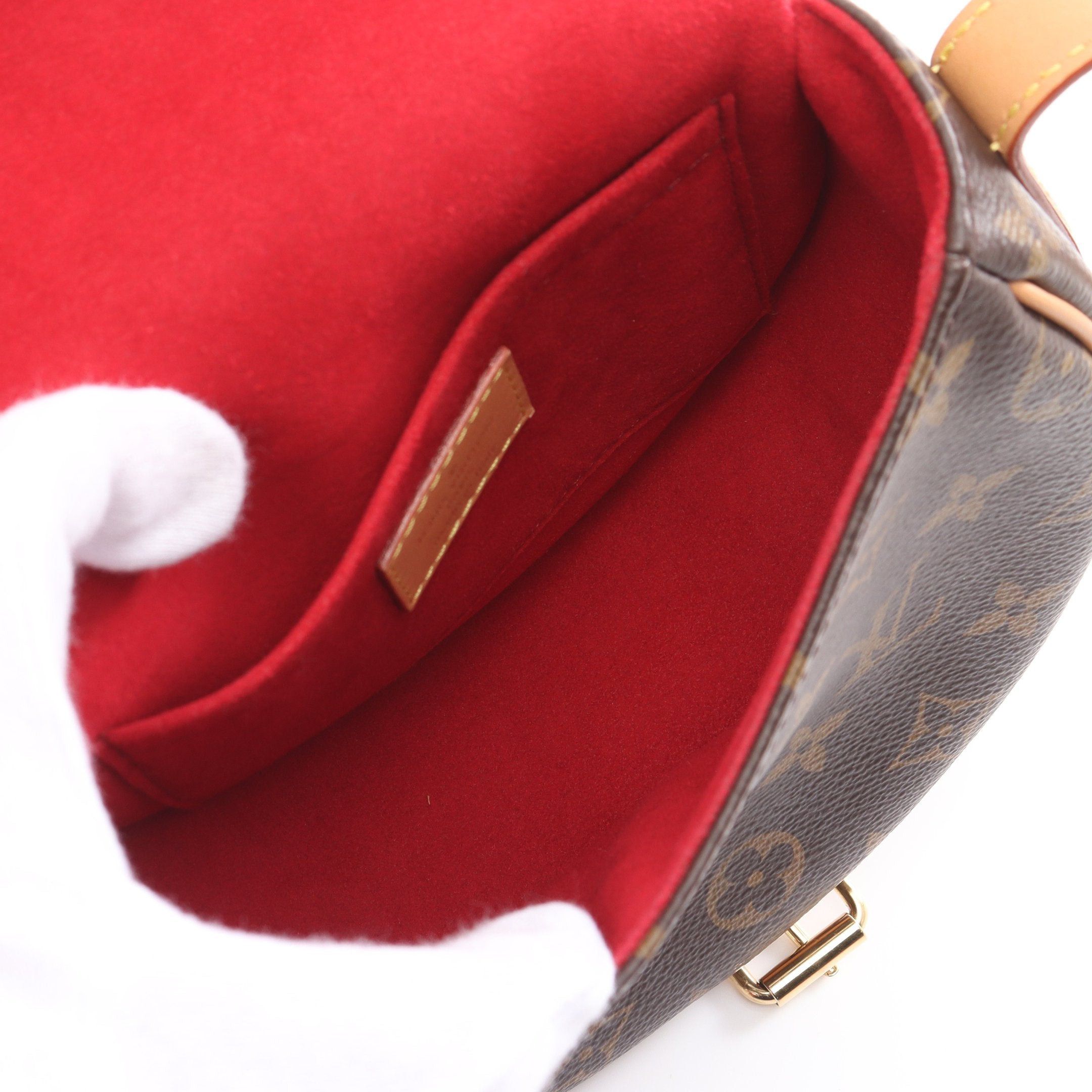 Louis Vuitton Louis Vuitton Tambourine Monogram Shoulder Bag Leather Brown Size ONE SIZE - 3 Thumbnail