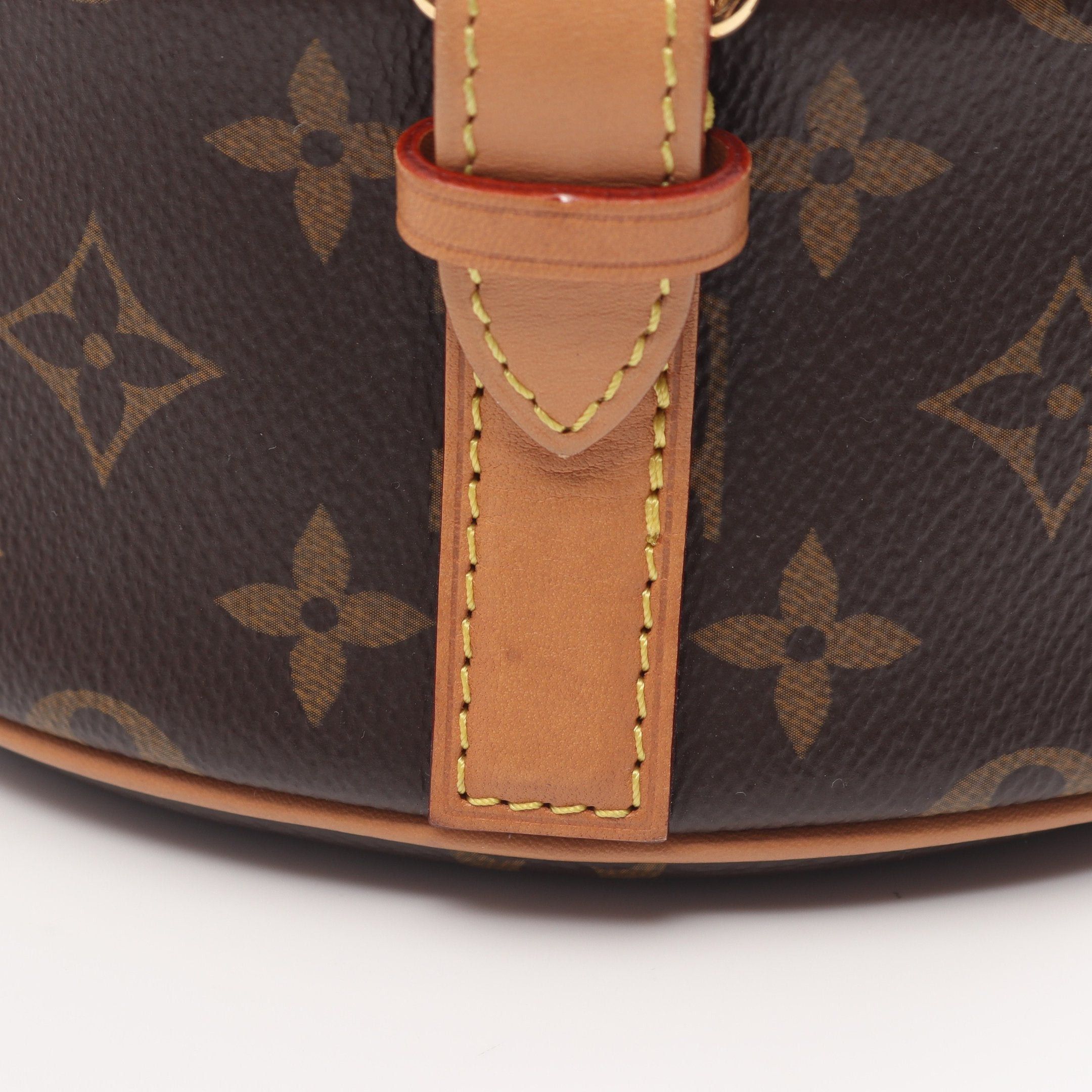 Louis Vuitton Louis Vuitton Tambourine Monogram Shoulder Bag Leather Brown Size ONE SIZE - 8 Thumbnail