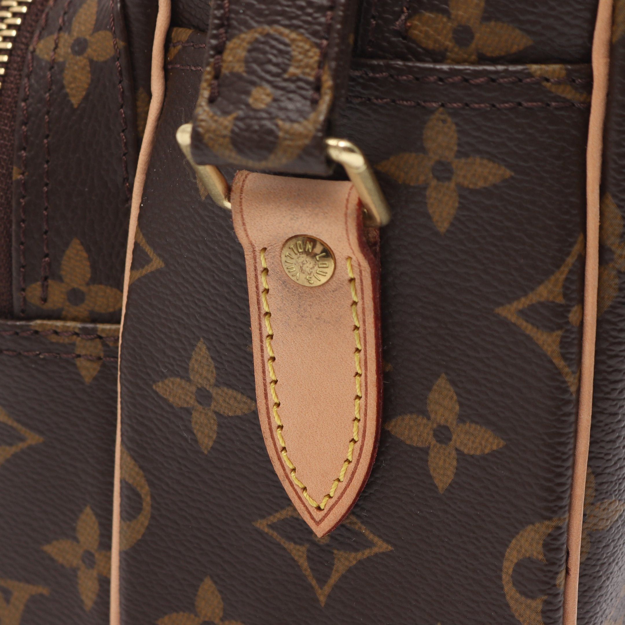 Louis Vuitton Louis Vuitton Nil Monogram Shoulder Bag Leather Brown Size ONE SIZE - 8 Thumbnail