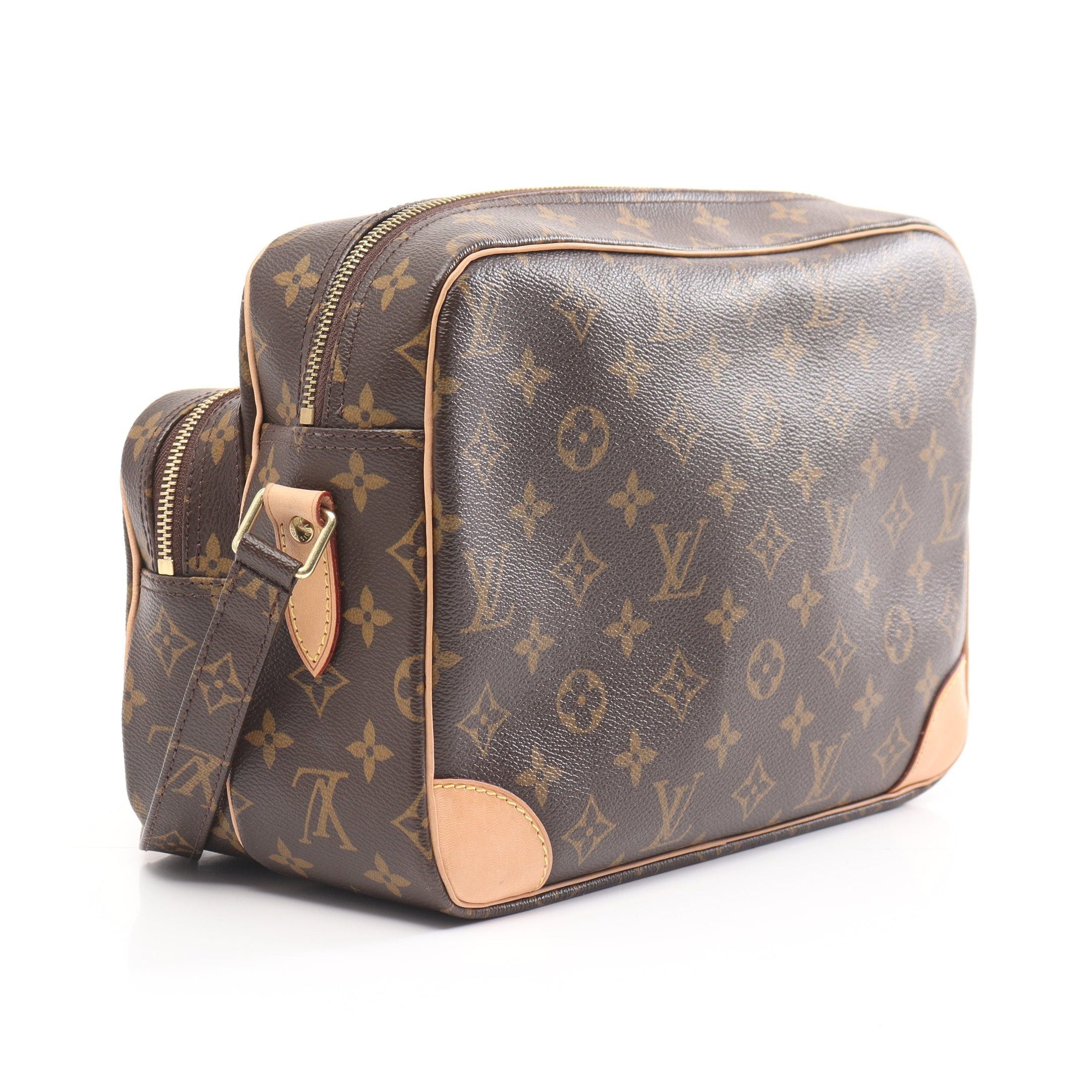 Louis Vuitton Louis Vuitton Nil Monogram Shoulder Bag Leather Brown Size ONE SIZE - 2 Thumbnail