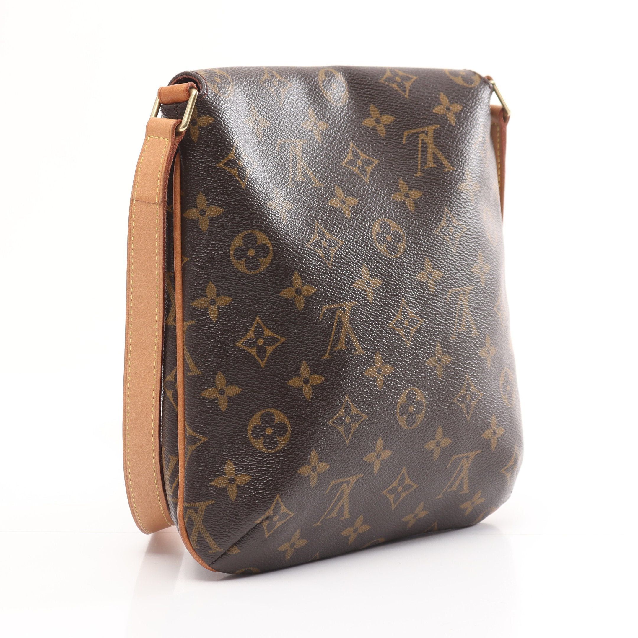Louis Vuitton Louis Vuitton Musette Salsa Long Strap Monogram Shoulder Bag Leather Brown Size ONE SIZE - 2 Thumbnail
