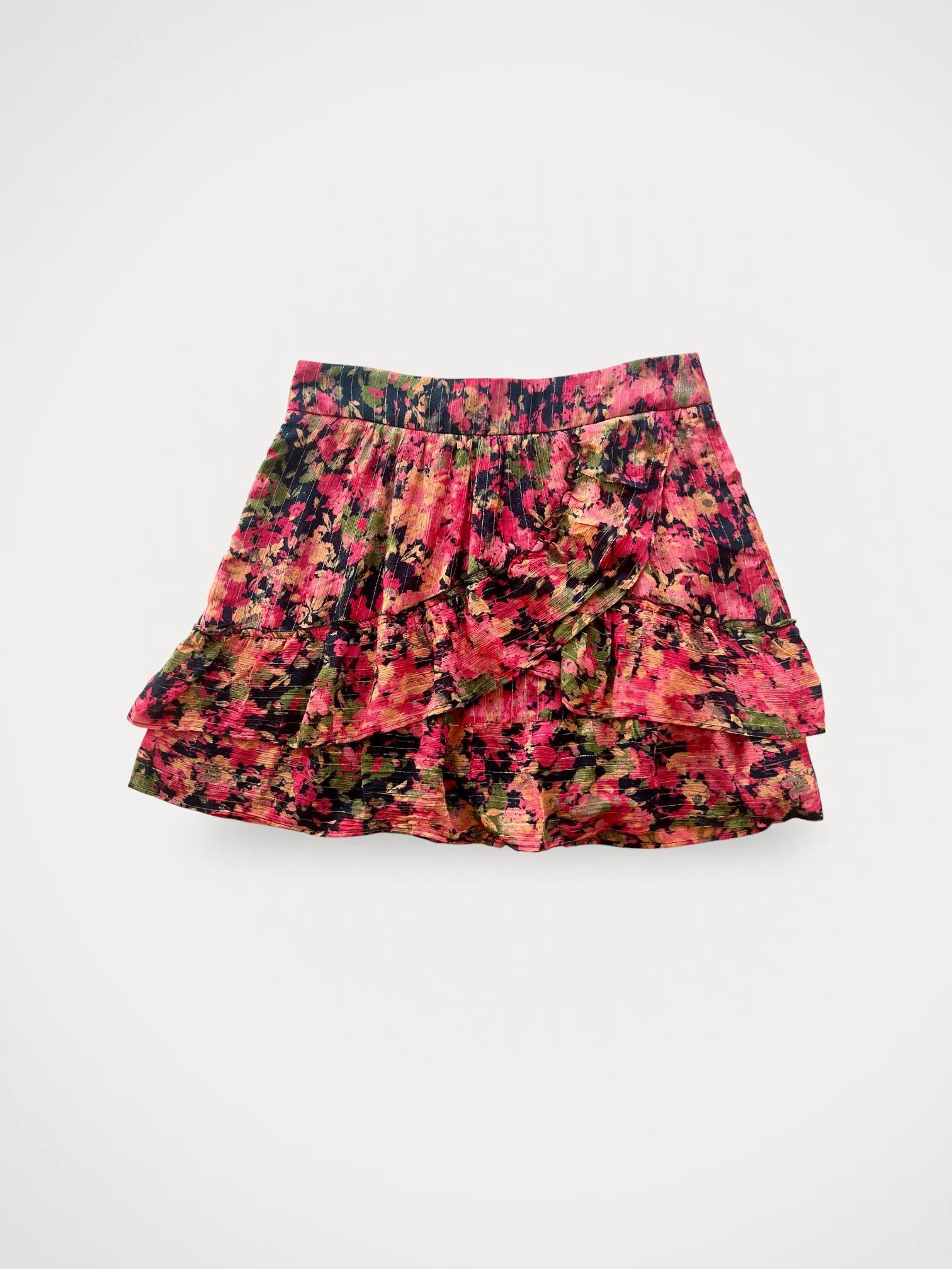 Sezane Sézane Carolina Skirt Abstract Floral Skirt Size 27" / US 4 / IT 40 - 2 Thumbnail