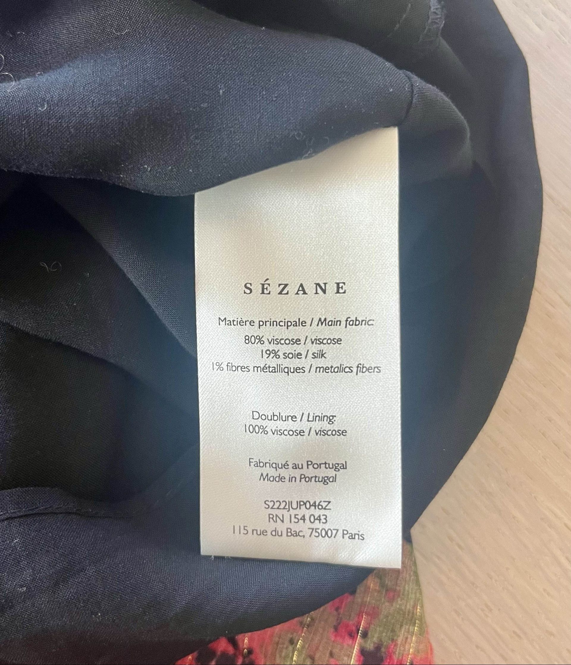 Sezane Sézane Carolina Skirt Abstract Floral Skirt Size 27" / US 4 / IT 40 - 4 Thumbnail