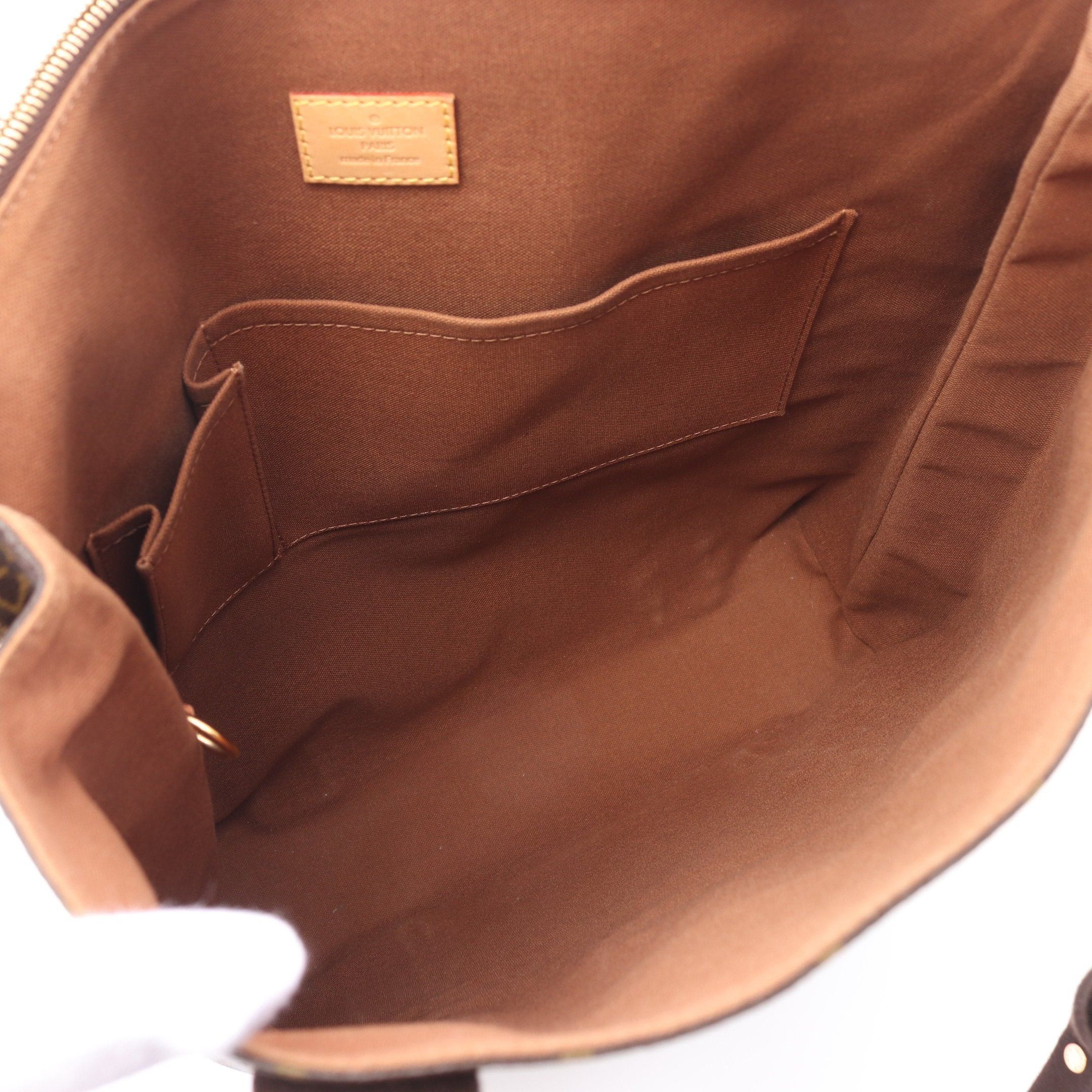 Louis Vuitton Louis Vuitton Hippopotamus Bobourg Monogram Shoulder Bag Tote Leather Brown Size ONE SIZE - 3 Thumbnail