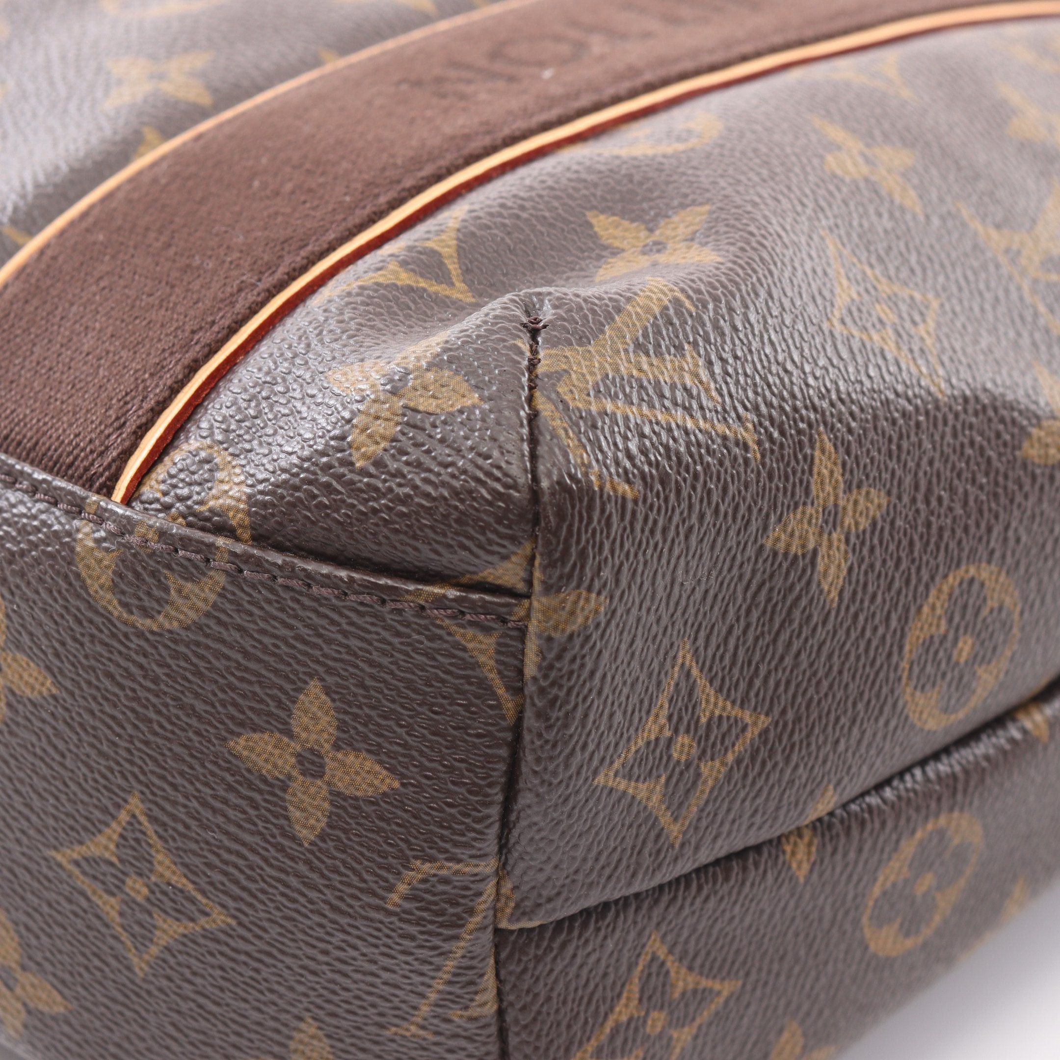 Louis Vuitton Louis Vuitton Hippopotamus Bobourg Monogram Shoulder Bag Tote Leather Brown Size ONE SIZE - 6 Thumbnail
