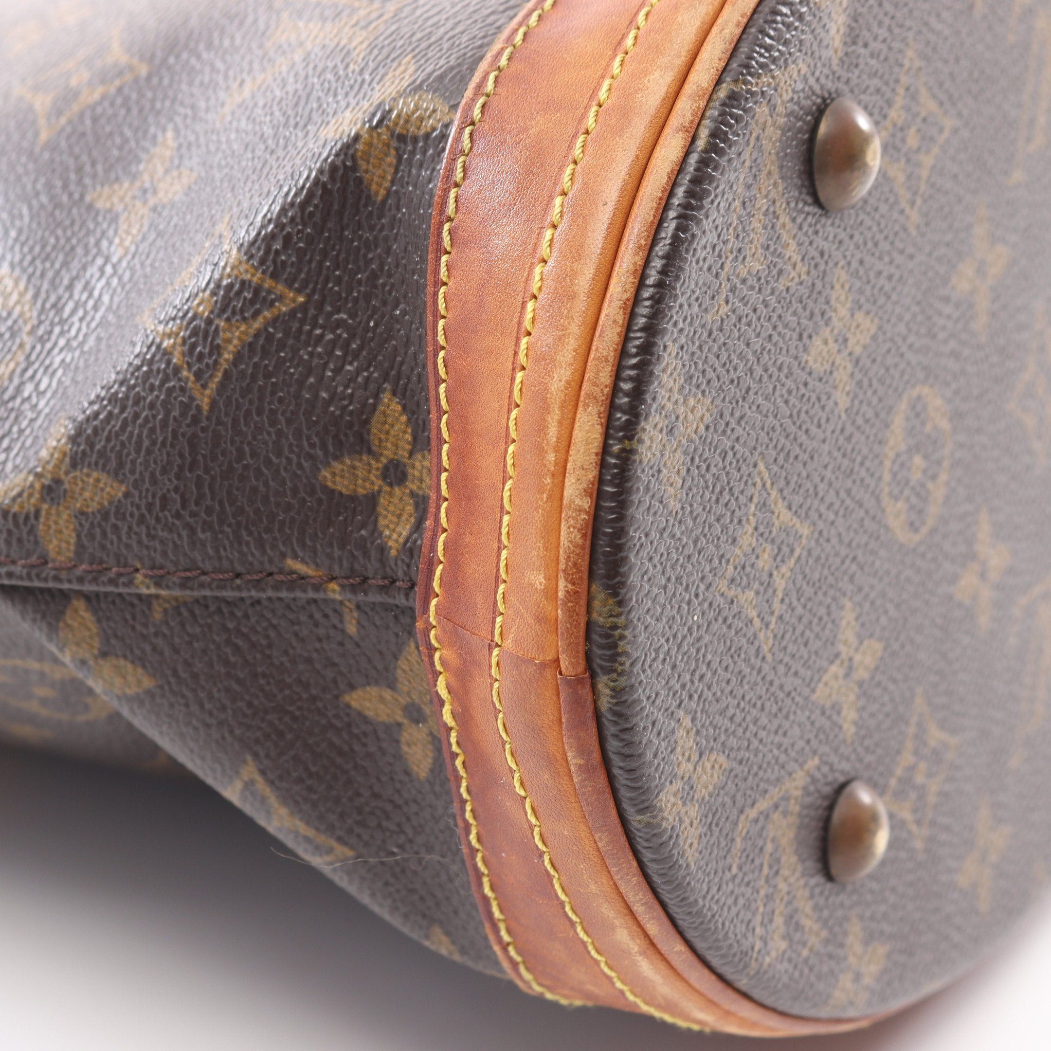 Louis Vuitton Louis Vuitton Bucket Pm Monogram Handbag Leather Brown Size ONE SIZE - 6 Thumbnail