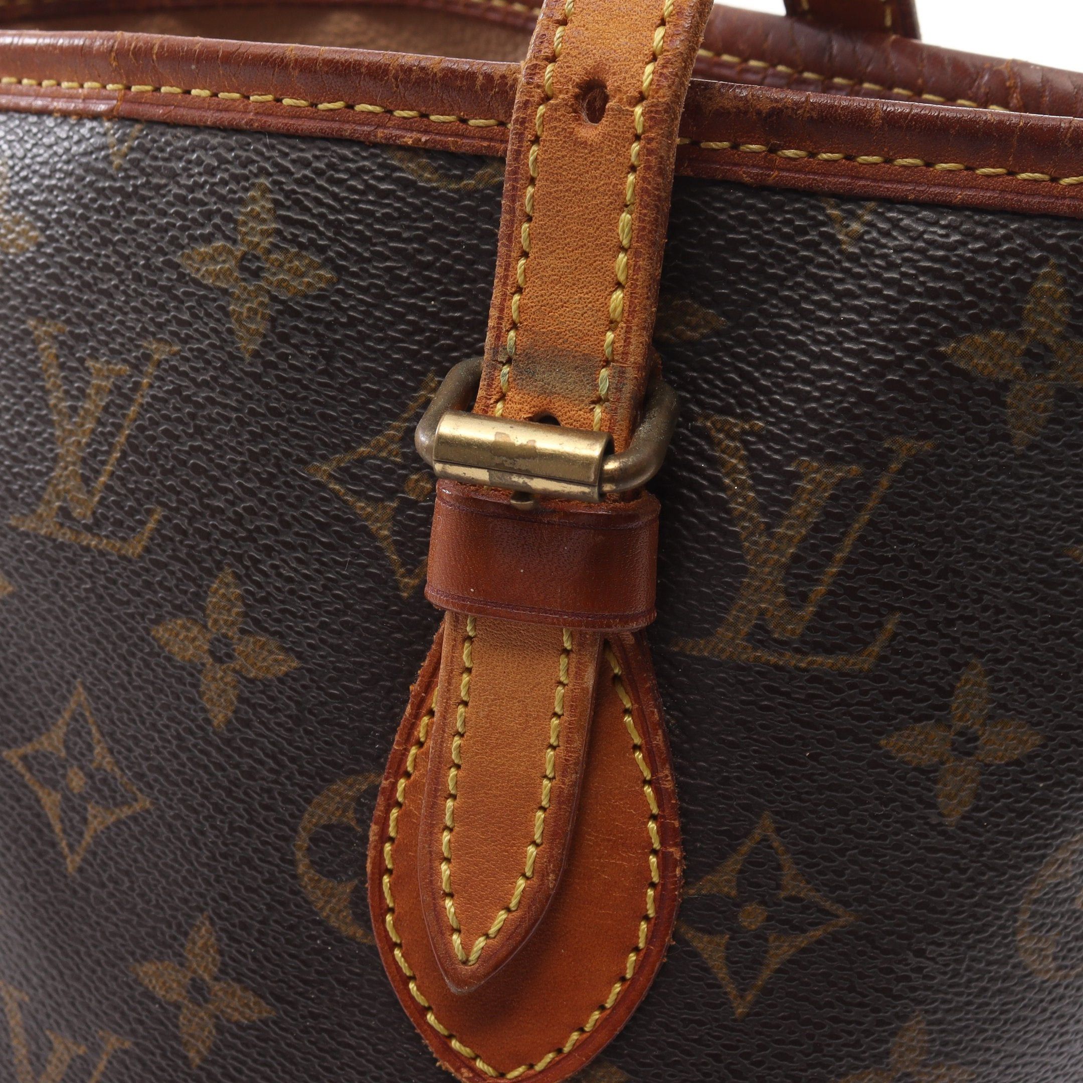 Louis Vuitton Louis Vuitton Bucket Pm Monogram Handbag Leather Brown Size ONE SIZE - 11 Thumbnail