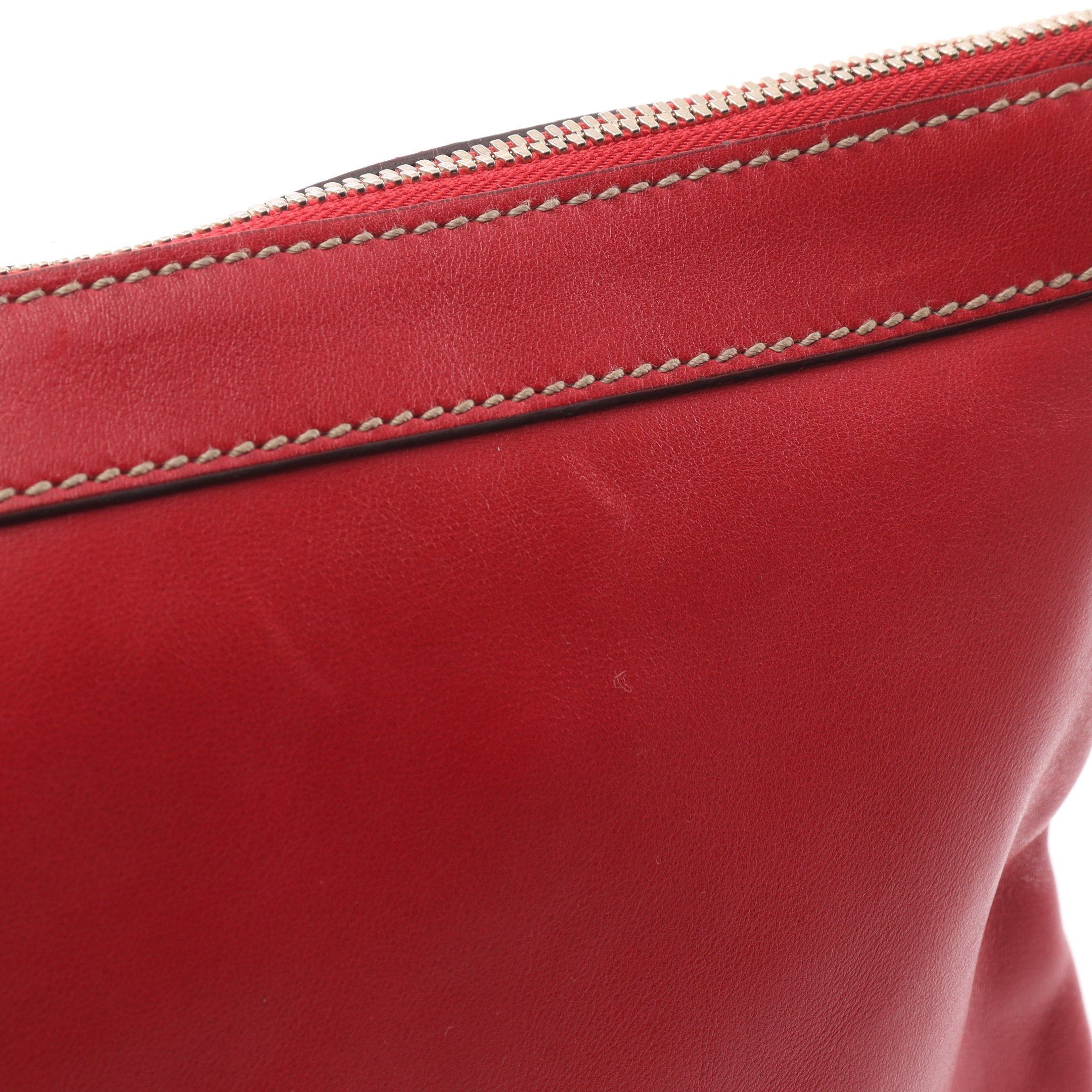Gucci Gucci One Shoulder Bag Leather Red Size ONE SIZE - 7 Thumbnail