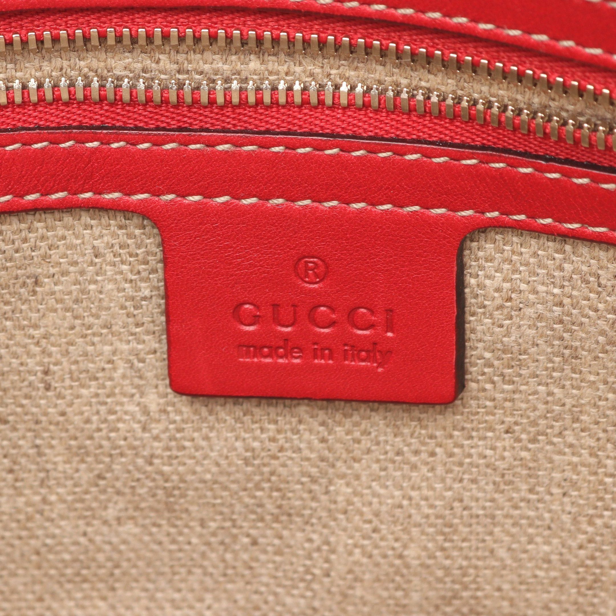 Gucci Gucci One Shoulder Bag Leather Red Size ONE SIZE - 4 Thumbnail