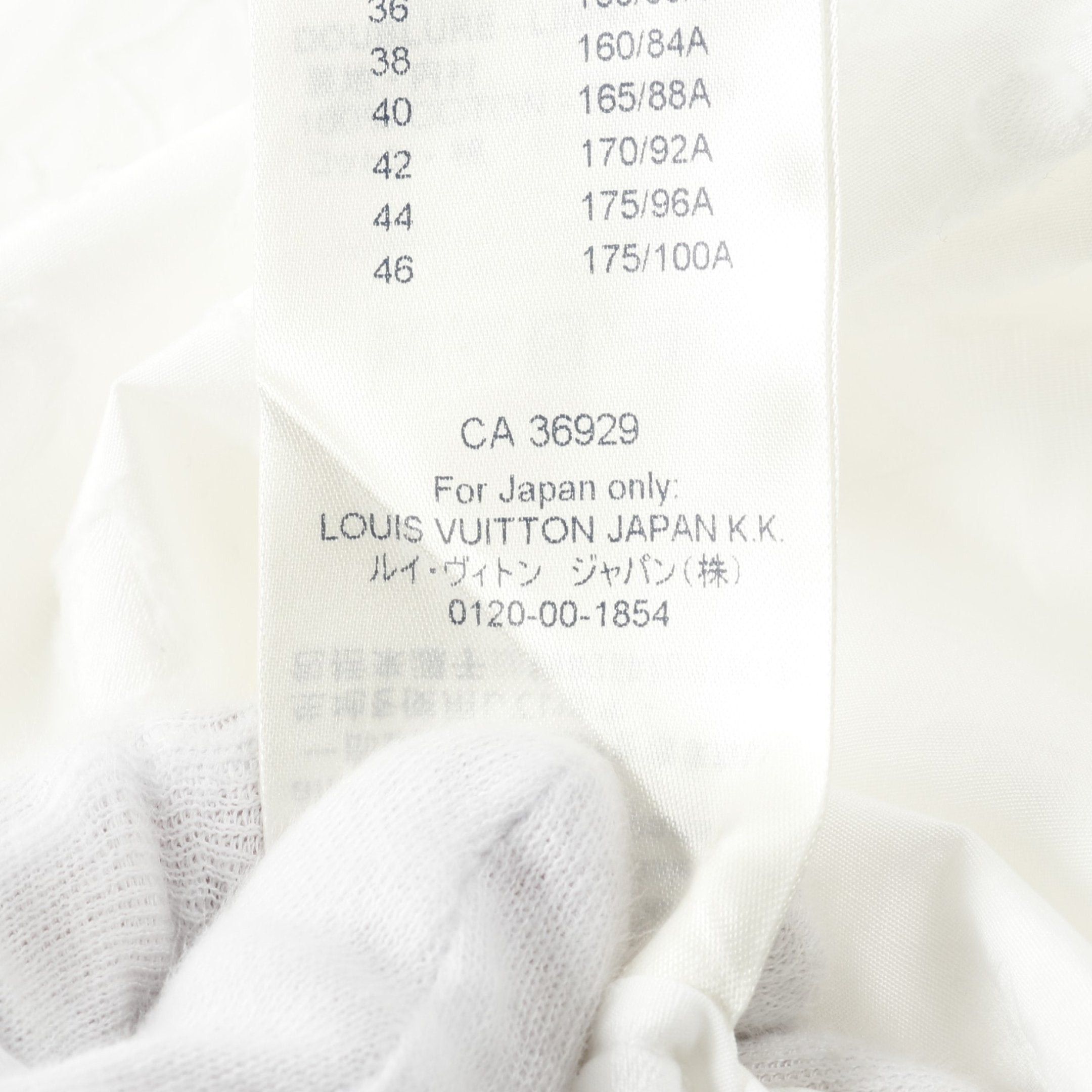 Louis Vuitton Louis Vuitton Monogram Jacquard Shirt Cotton White Size ONE SIZE - 6 Thumbnail