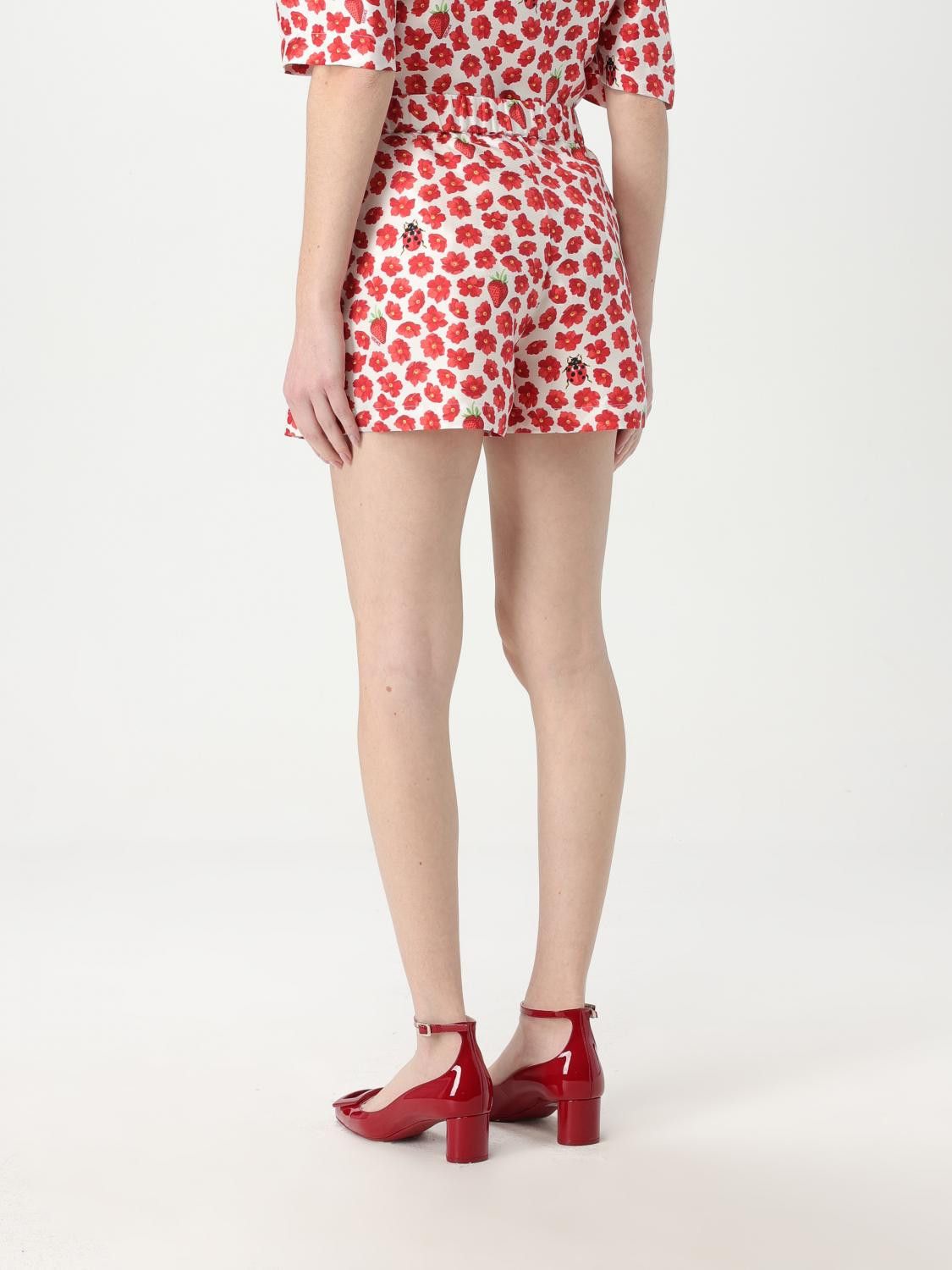 Versace Versace Short Woman Red Size 27" / US 4 / IT 40 - 3 Thumbnail