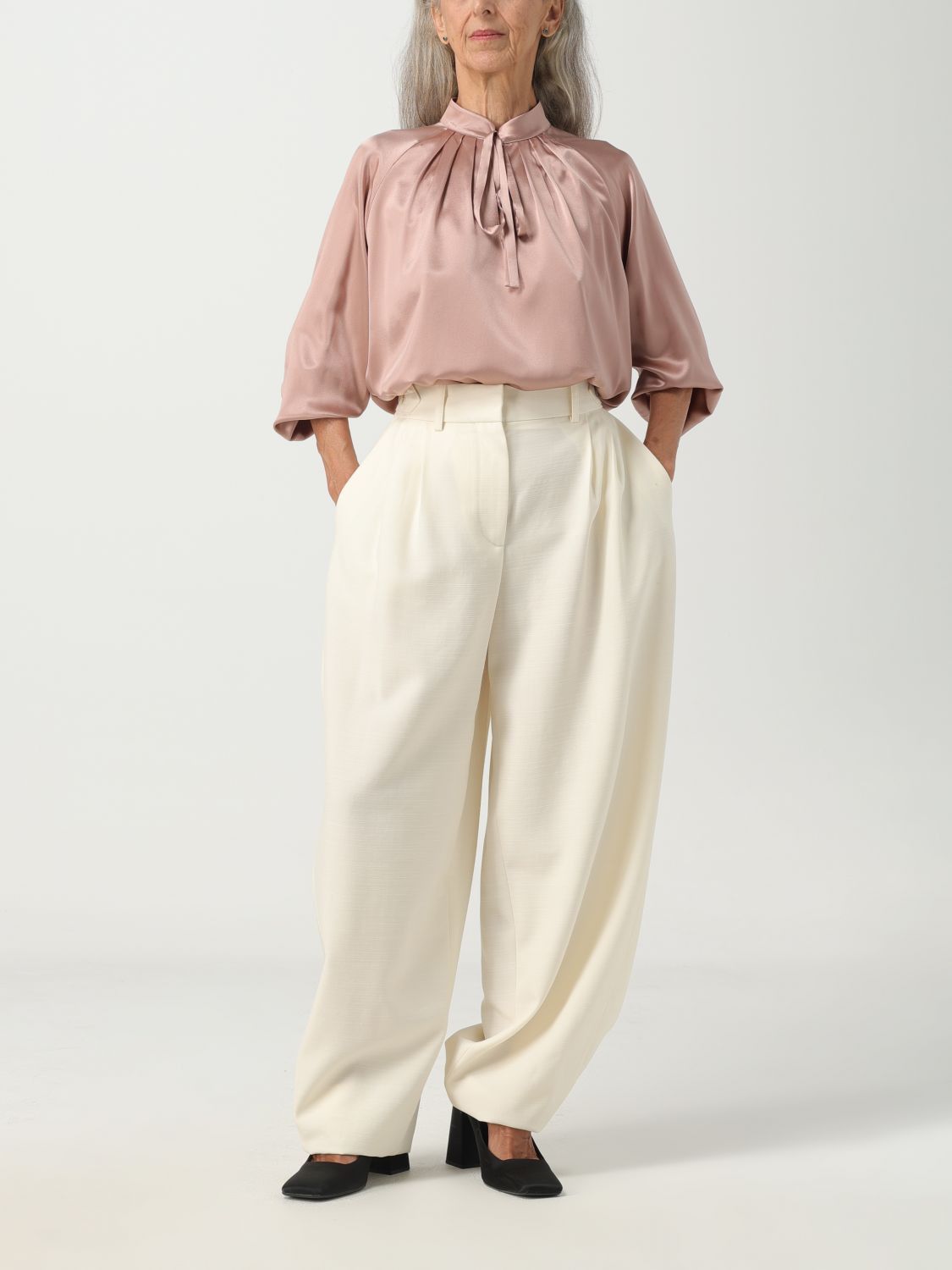 Max Mara Max Mara Shirt Woman Pink Size M / US 6-8 / IT 42-44 - 2 Thumbnail