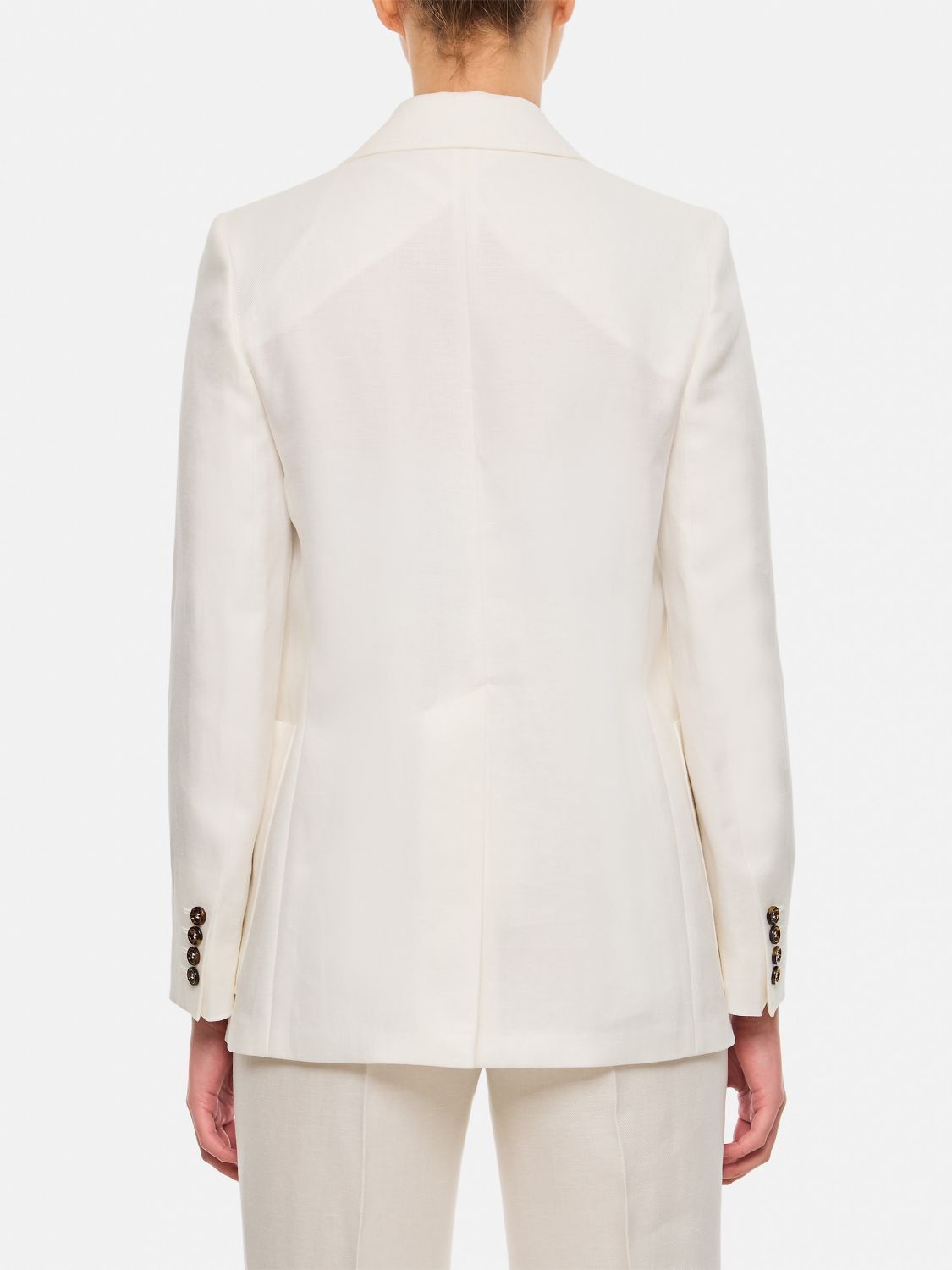 Max Mara Max Mara Jacket Woman White Size M / US 6-8 / IT 42-44 - 3 Thumbnail