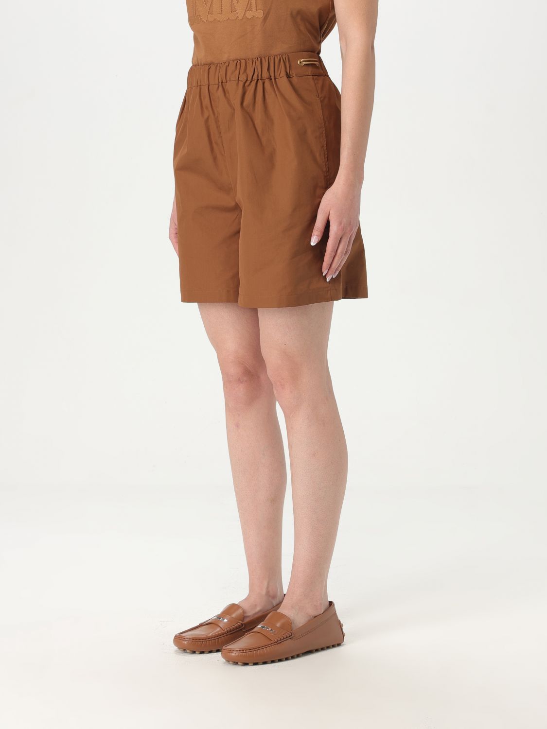 Max Mara Max Mara Short Woman Brown Size 26" / US 2 / IT 38 - 4 Thumbnail