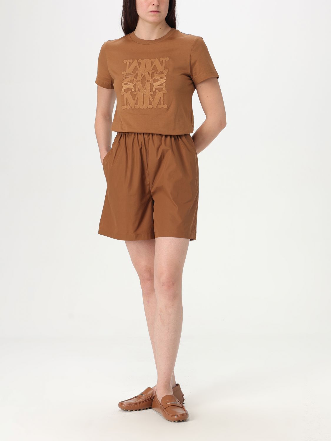 Max Mara Max Mara Short Woman Brown Size 26" / US 2 / IT 38 - 2 Thumbnail