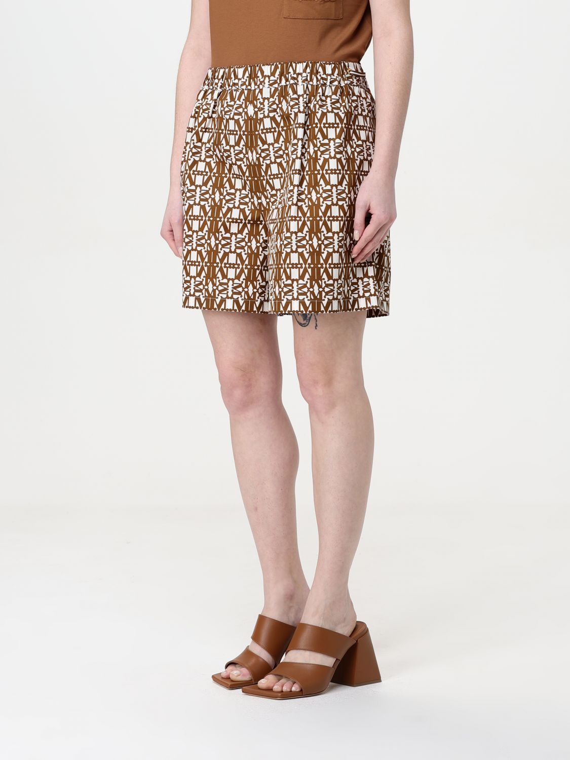 Max Mara Max Mara Short Woman Tobacco Size 26" / US 2 / IT 38 - 4 Thumbnail