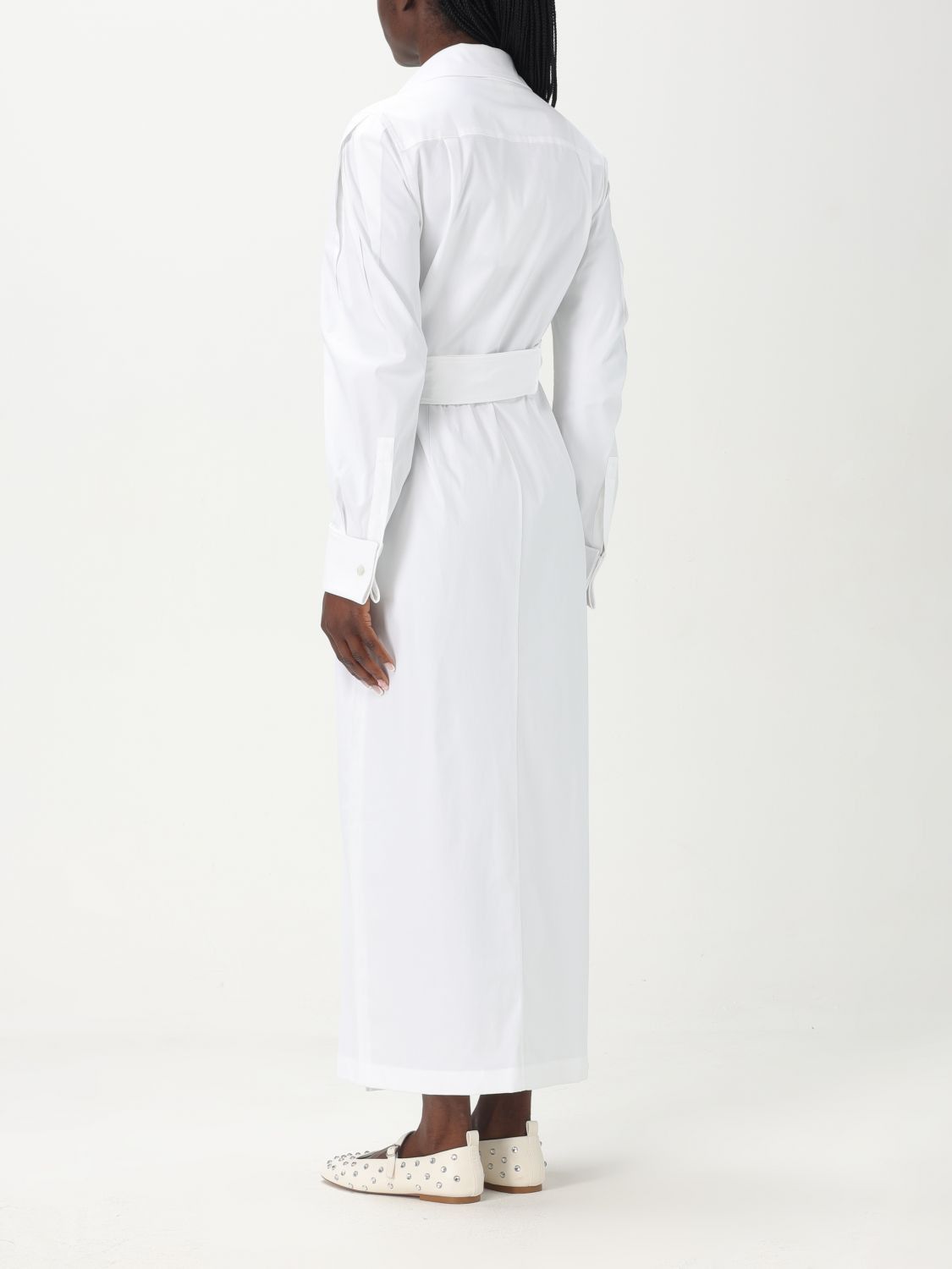 Max Mara Max Mara Dress Woman White Size M / US 6-8 / IT 42-44 - 2 Thumbnail