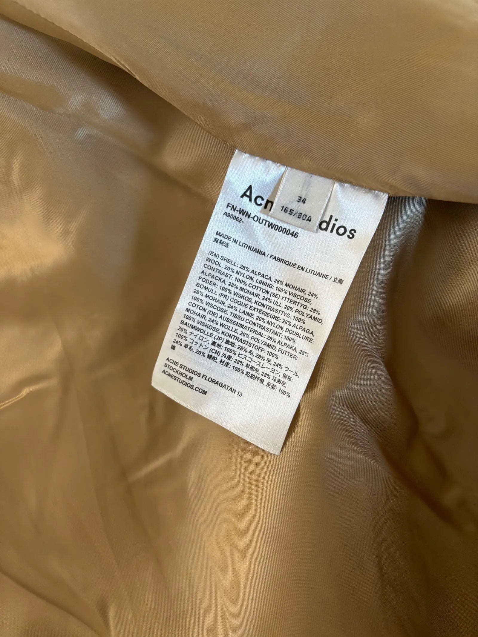 Acne Studios Acne Studios Coat Size XS / US 0-2 / IT 36-38 - 3 Thumbnail