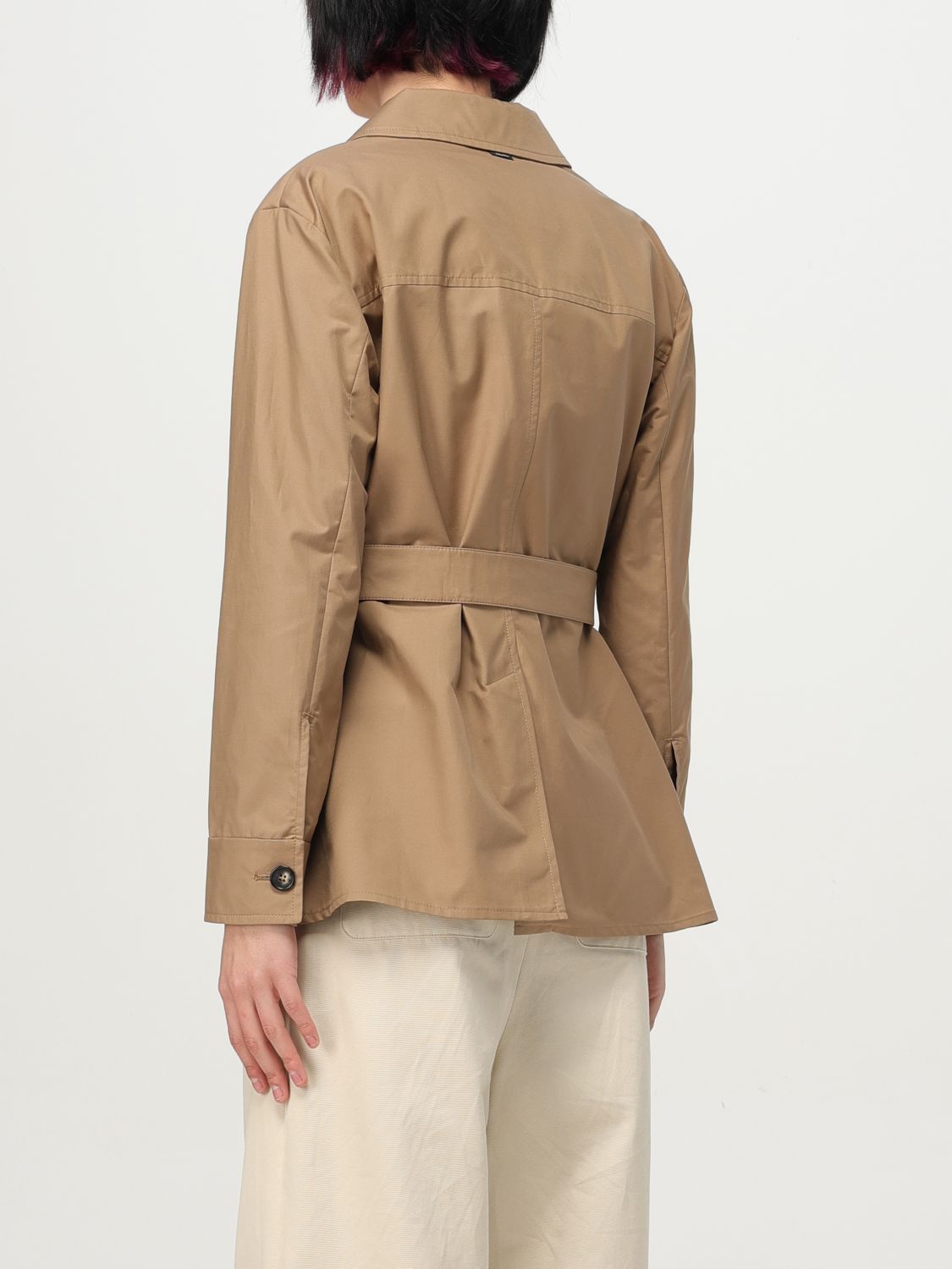 Max Mara Max Mara Jacket Woman Beige Size M / US 6-8 / IT 42-44 - 3 Thumbnail