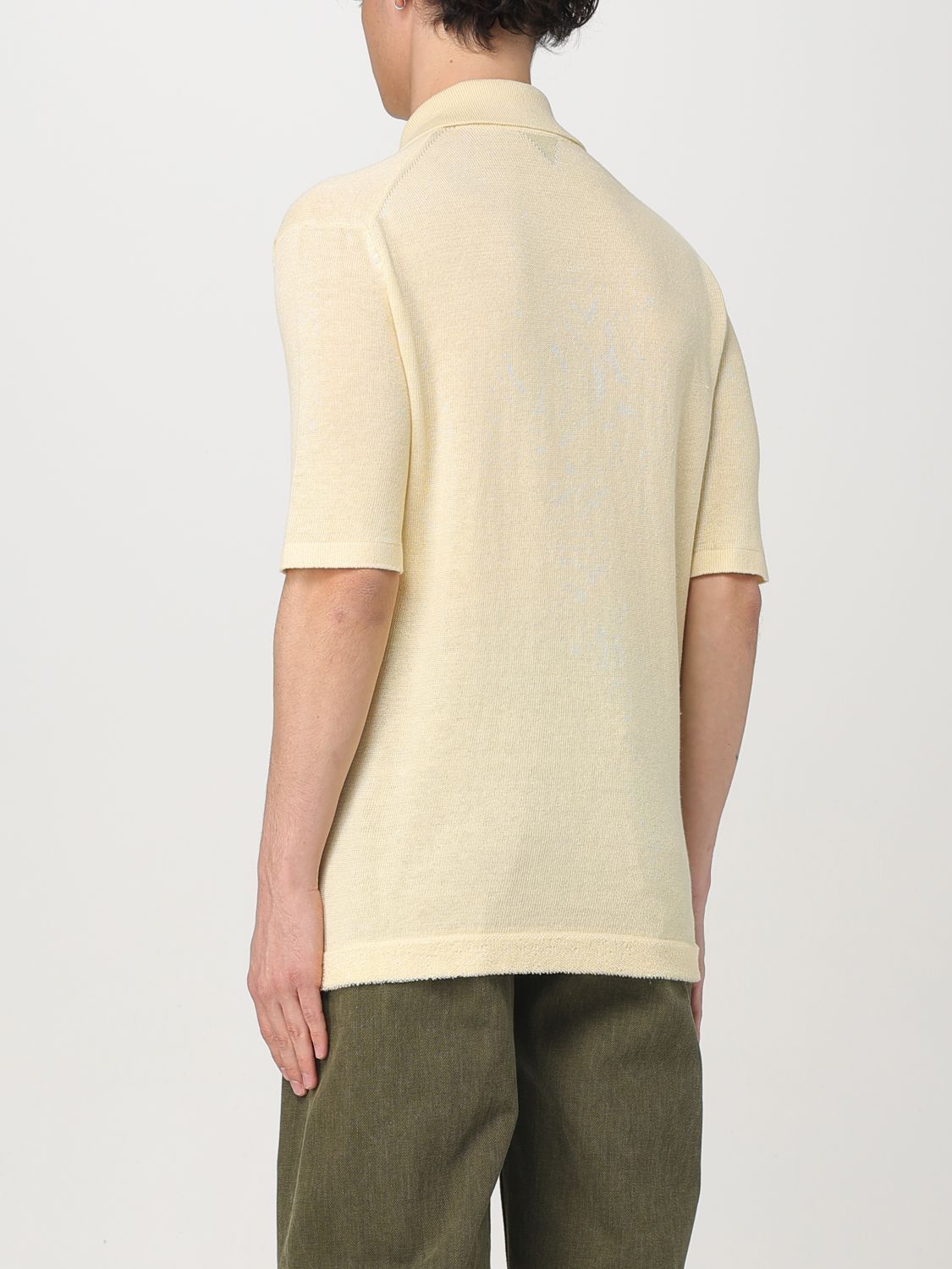 Bottega Veneta Bottega Veneta Polo Shirt Men Yellow Size US S / EU 44-46 / 1 - 3 Thumbnail