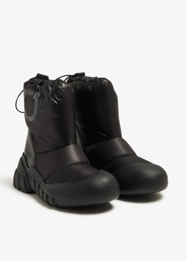 Salvatore Ferragamo Deode Padded ski boots in black Size US 9 / IT 39 - 3 Thumbnail