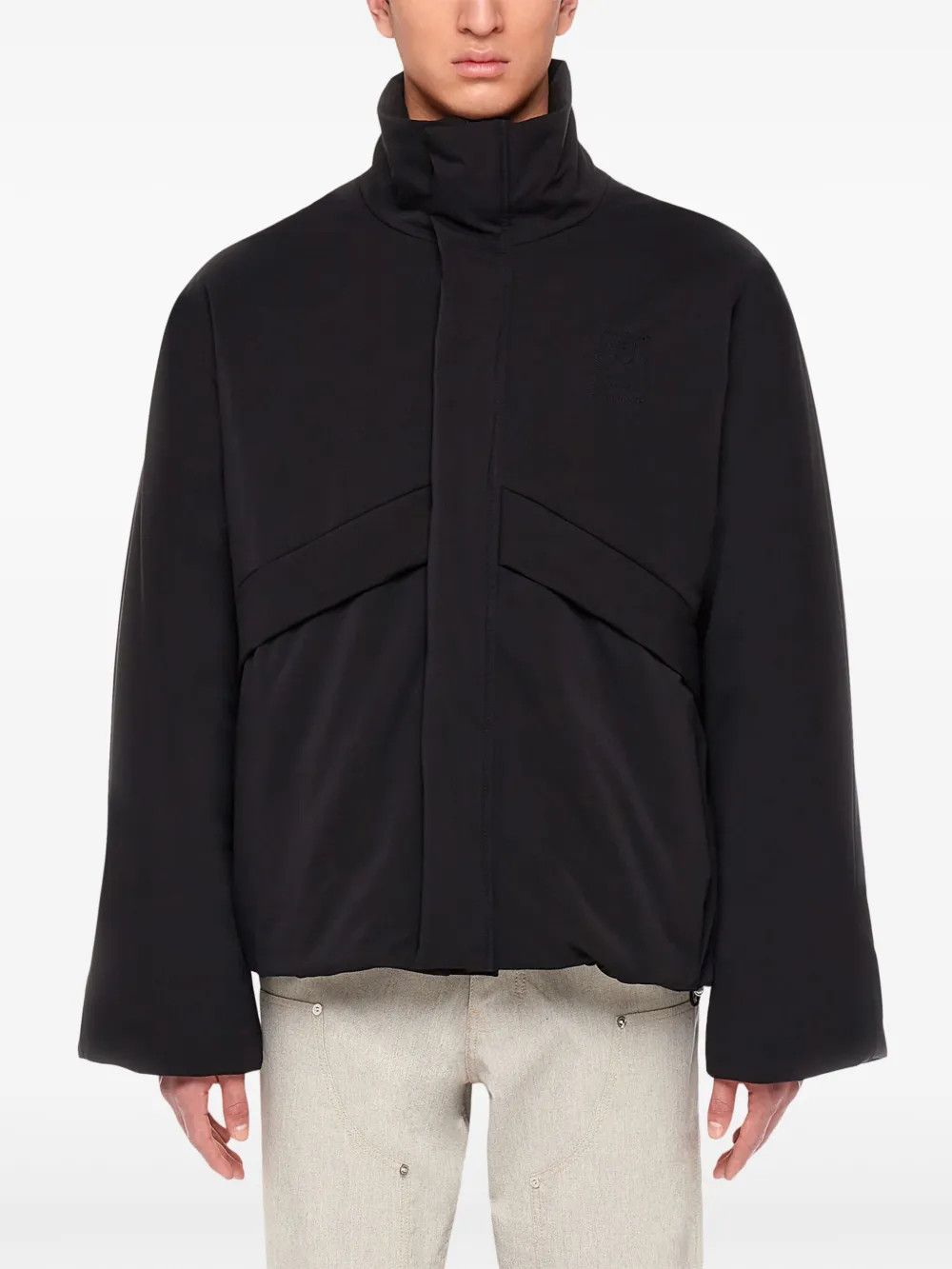 Salvatore Ferragamo $3.3K VALUE panelled cotton jacket Size US M / EU 48-50 / 2 - 2 Thumbnail