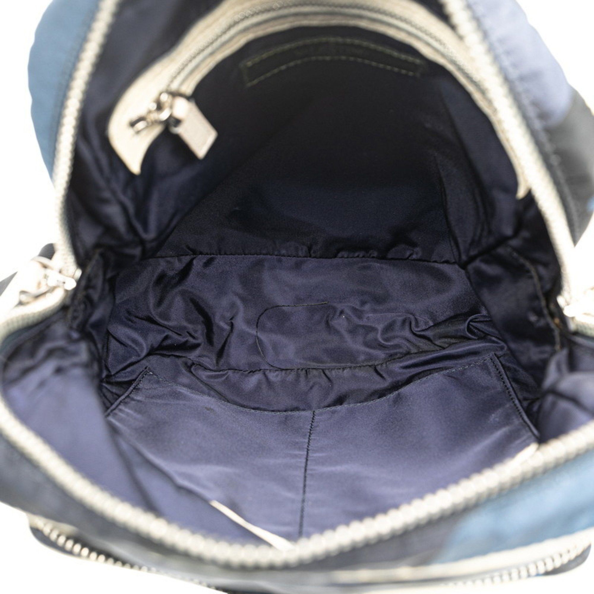 Valentino Valentino Camouflage Studded Shoulder Bag Navy Black Nylon Men's Size ONE SIZE - 4 Thumbnail