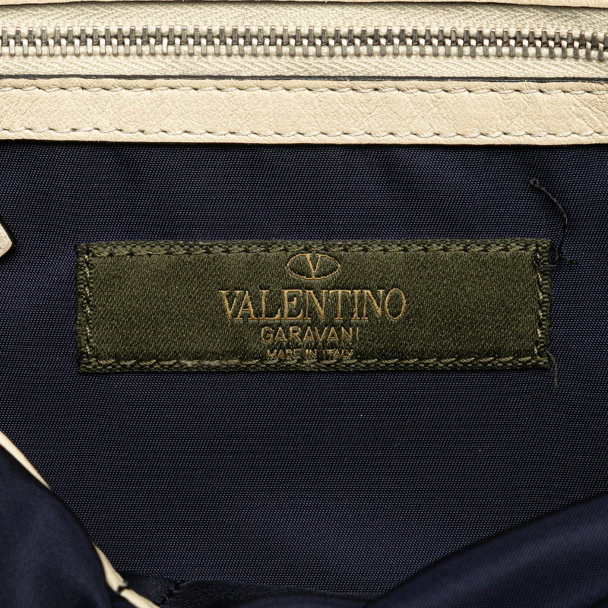 Valentino Valentino Camouflage Studded Shoulder Bag Navy Black Nylon Men's Size ONE SIZE - 6 Thumbnail
