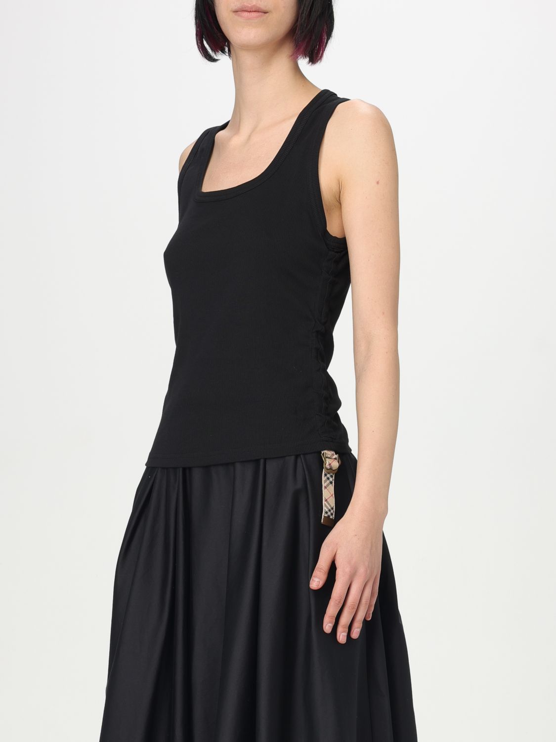 Burberry Burberry T-Shirt Woman Black Size M / US 6-8 / IT 42-44 - 4 Thumbnail