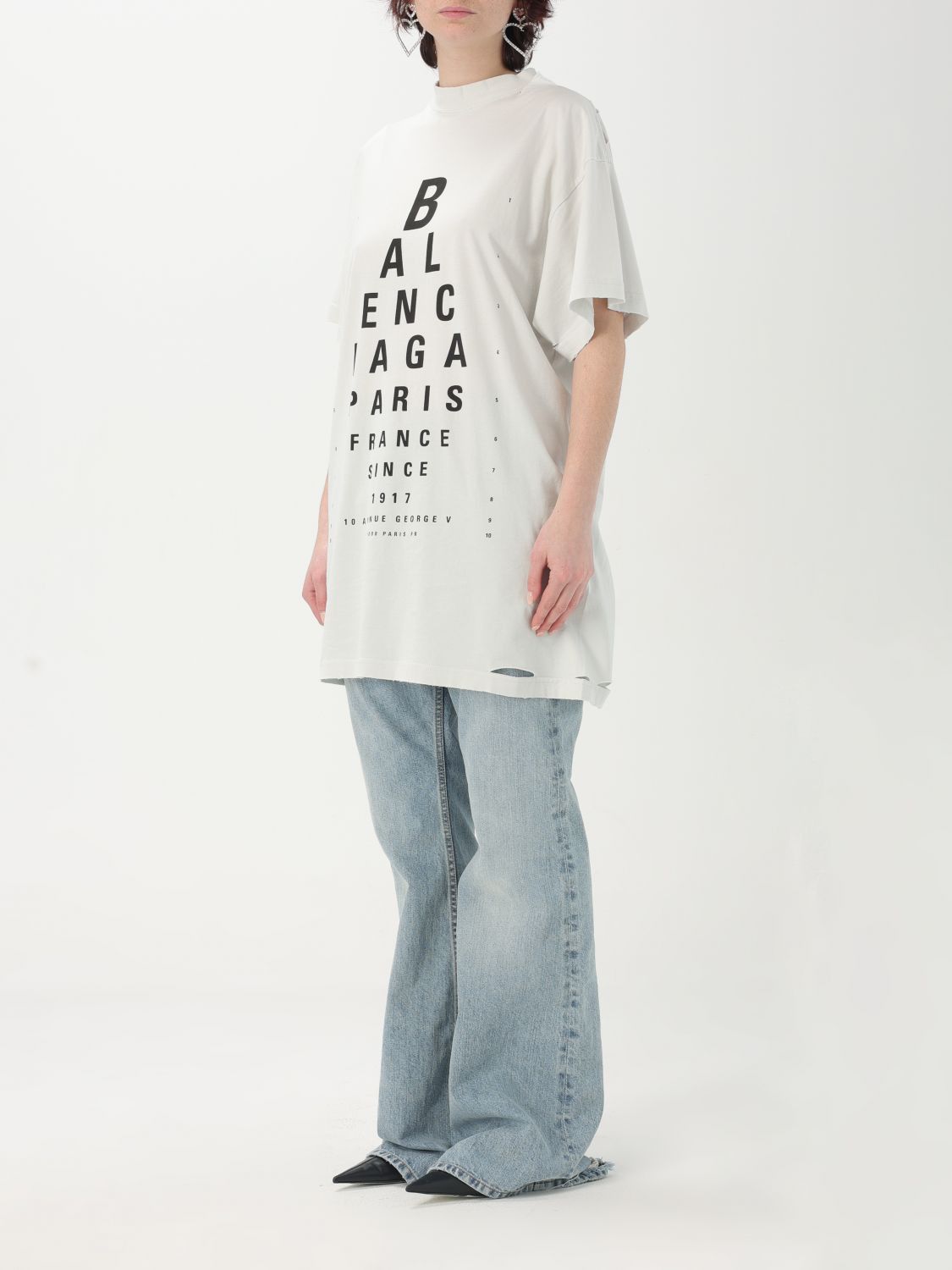 Balenciaga Balenciaga T-Shirt Woman Black Size S / US 4 / IT 40 - 4 Thumbnail