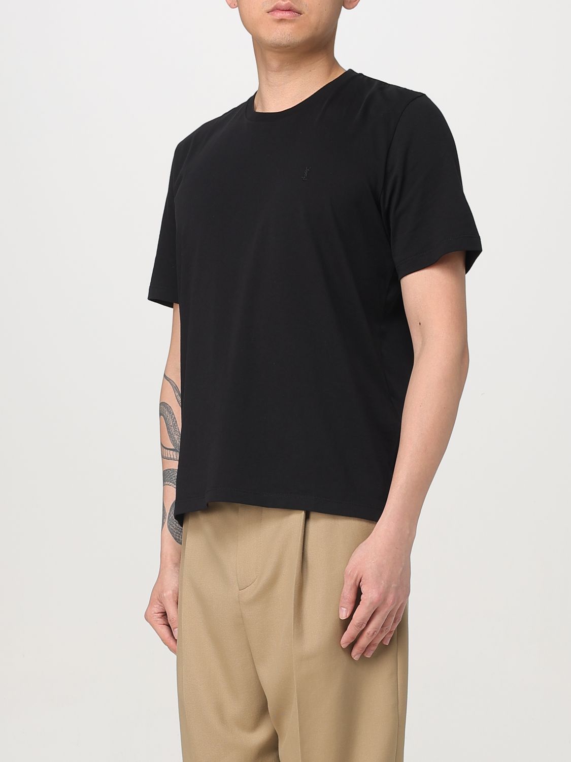 Saint Laurent Paris Saint Laurent T-Shirt Men Black Size US M / EU 48-50 / 2 - 4 Thumbnail