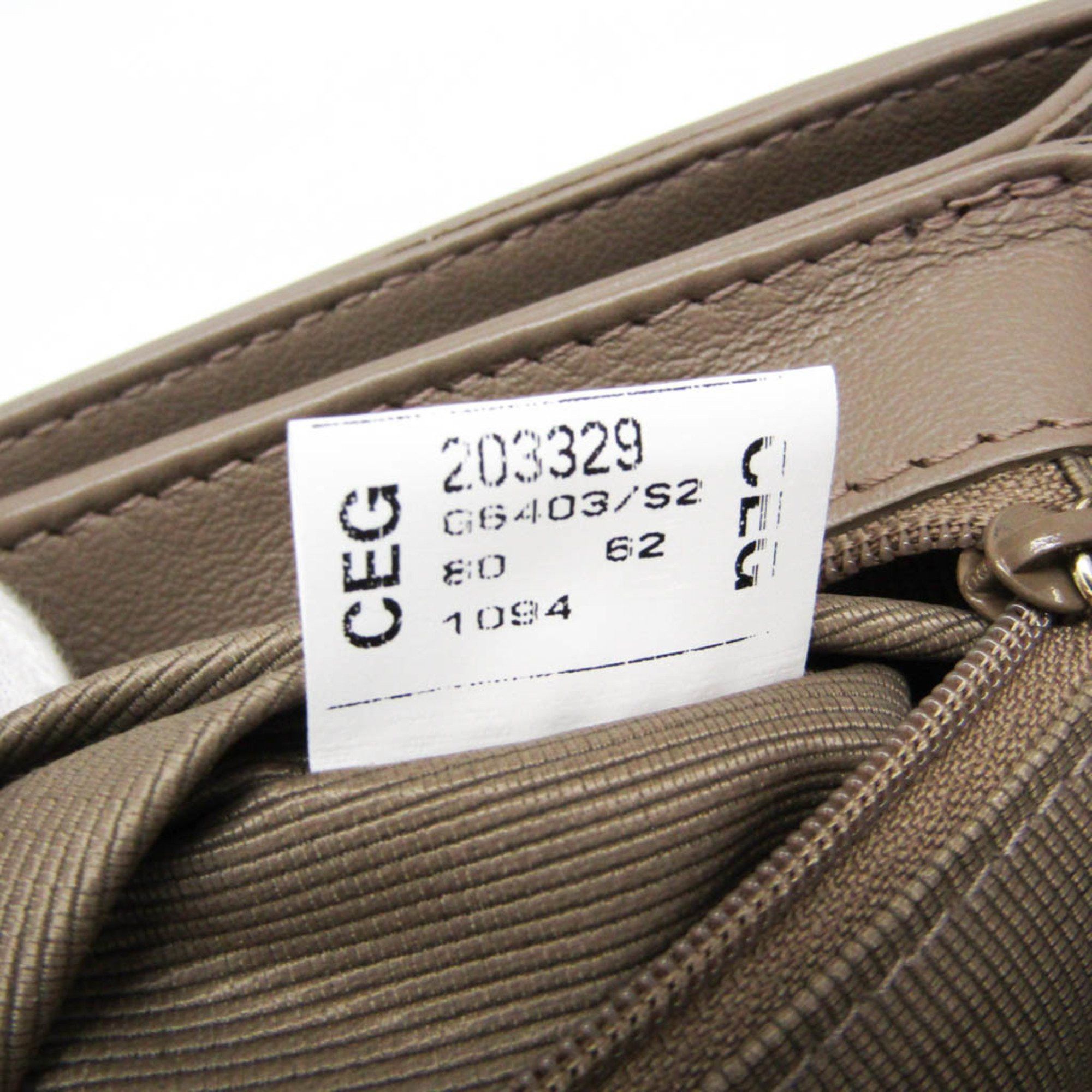 Furla Furla Metropolis 00760475 Women's Leather Shoulder Bag Beige Brown Size ONE SIZE - 16 Thumbnail