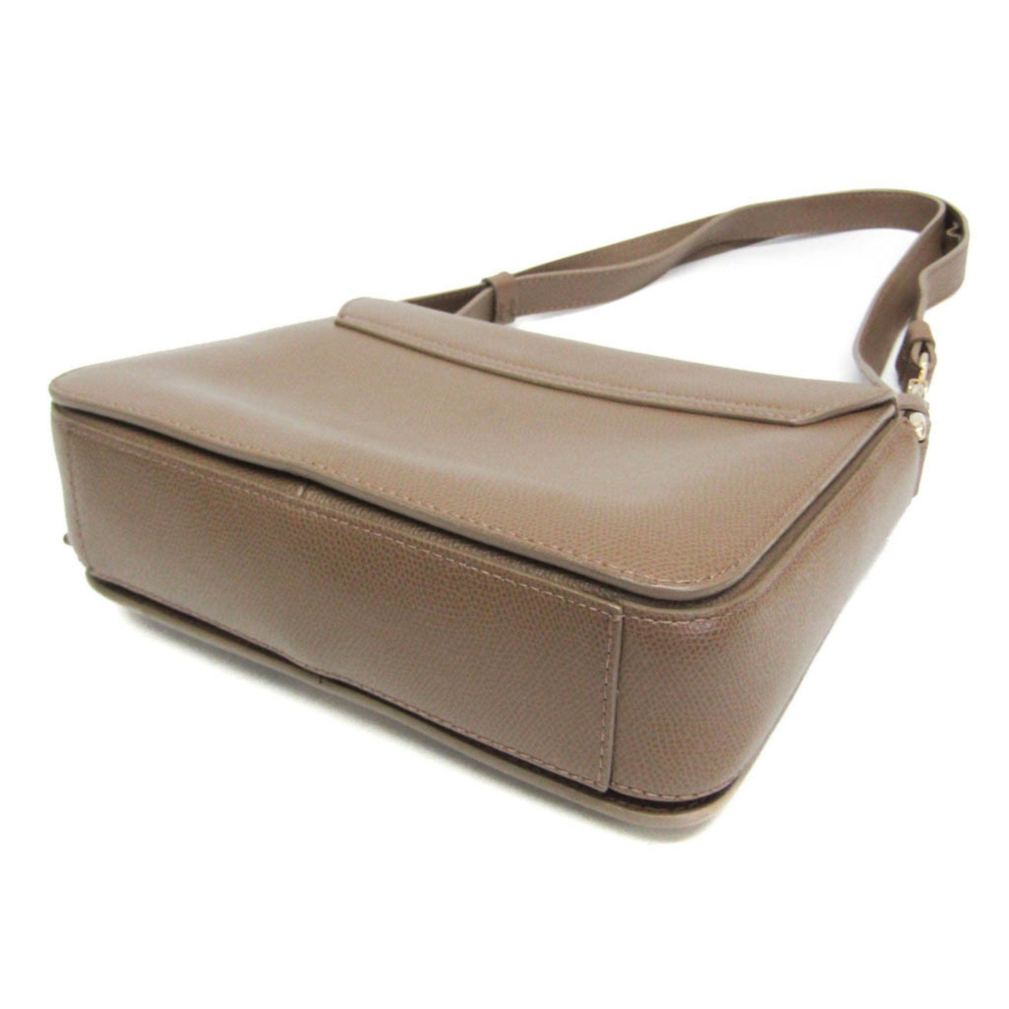 Furla Furla Metropolis 00760475 Women's Leather Shoulder Bag Beige Brown Size ONE SIZE - 2 Thumbnail