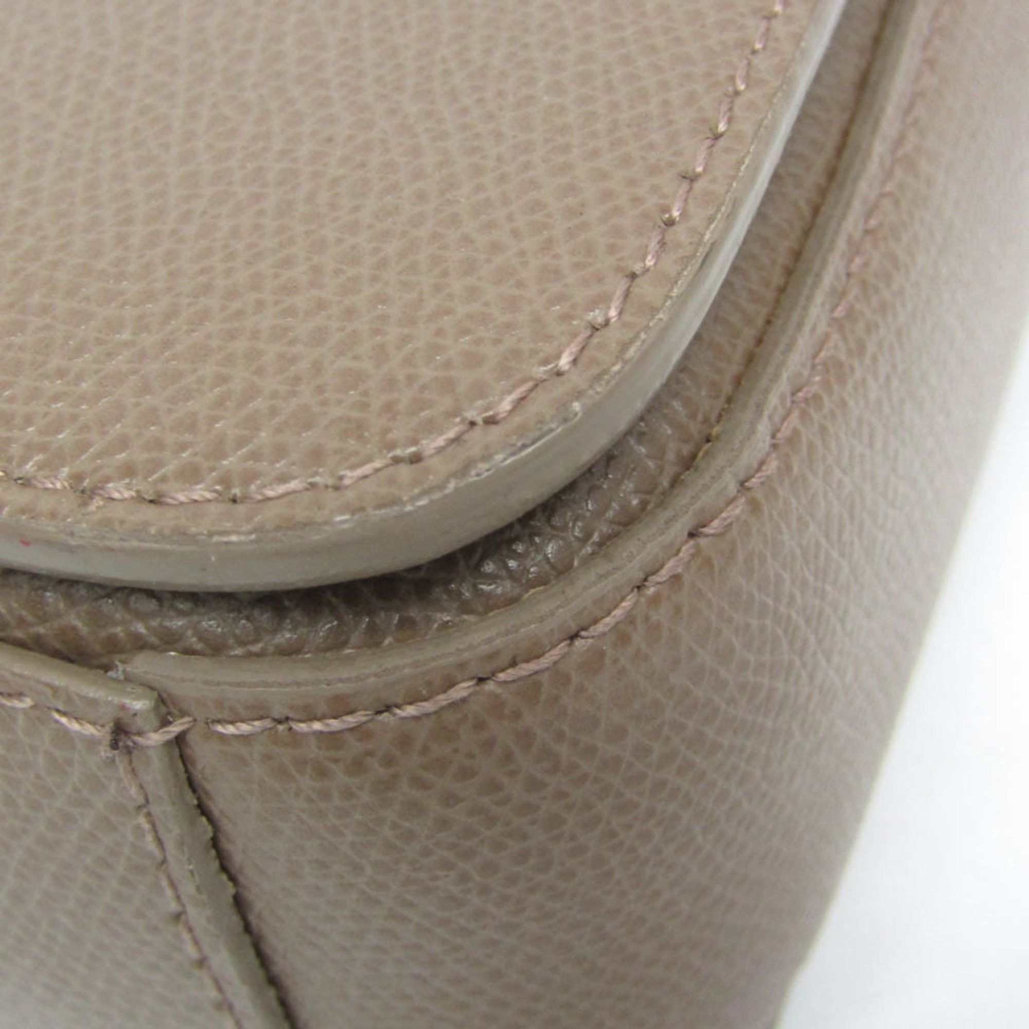 Furla Furla Metropolis 00760475 Women's Leather Shoulder Bag Beige Brown Size ONE SIZE - 4 Thumbnail