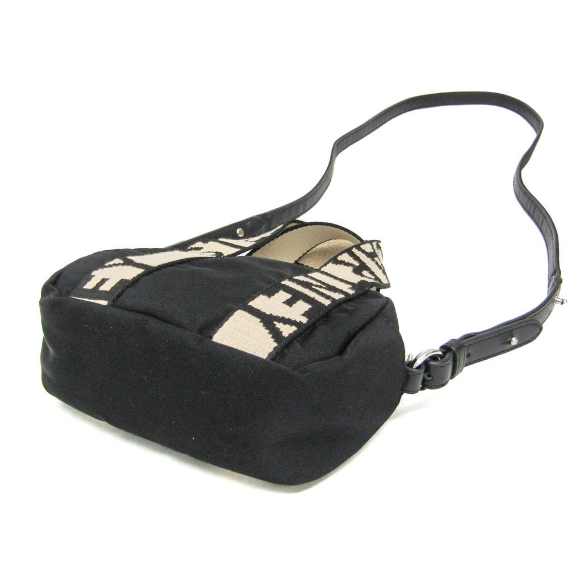 Stella McCartney Stella McCartney Logo Small 700127 W8729 Women's Polyester,Nylon Handbag,Shoulder Bag Beige,Black Size ONE SIZE - 3 Thumbnail