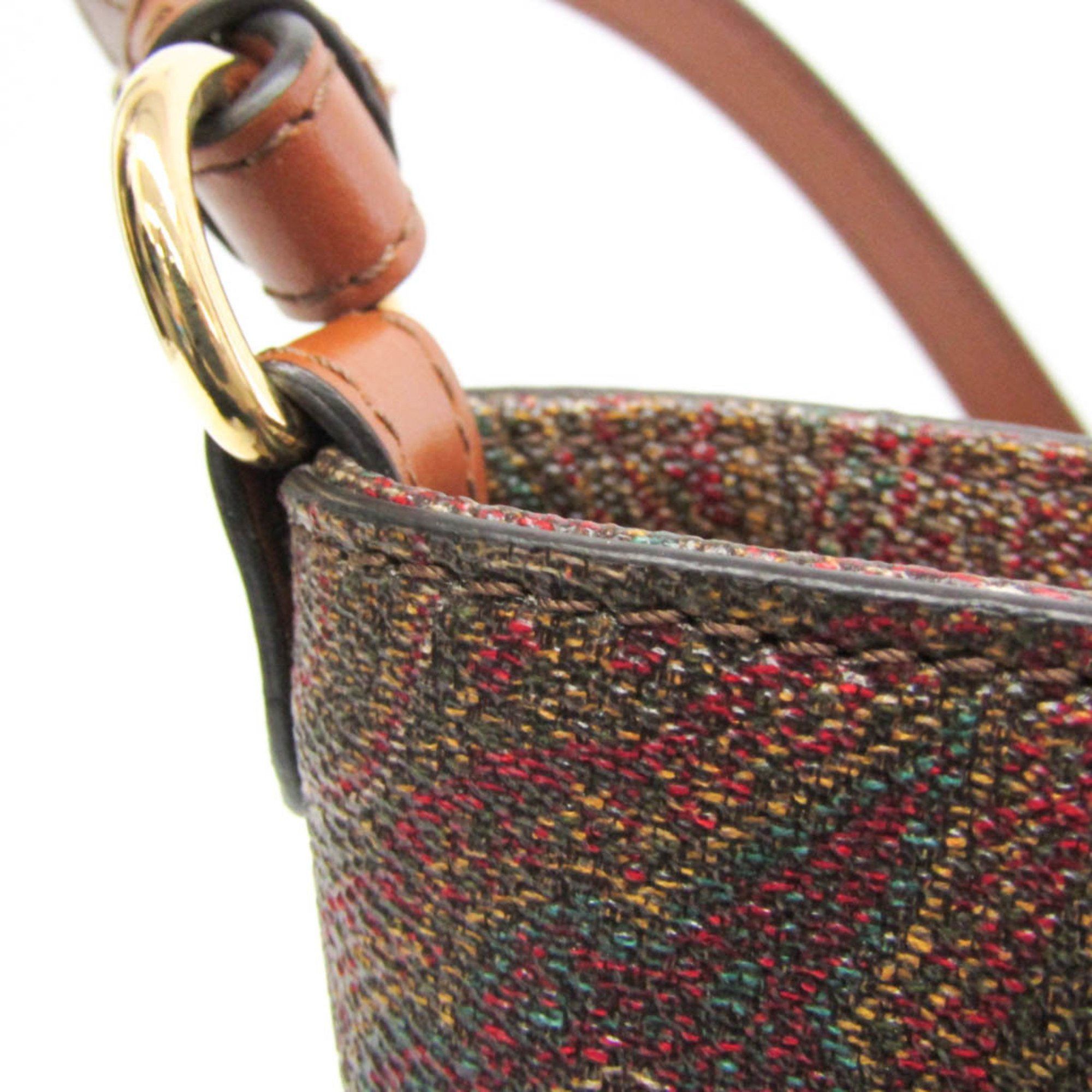 Etro Etro Paisley Women's PVC,Leather Handbag,Shoulder Bag Brown,Multi-color,Red Color Size ONE SIZE - 5 Thumbnail