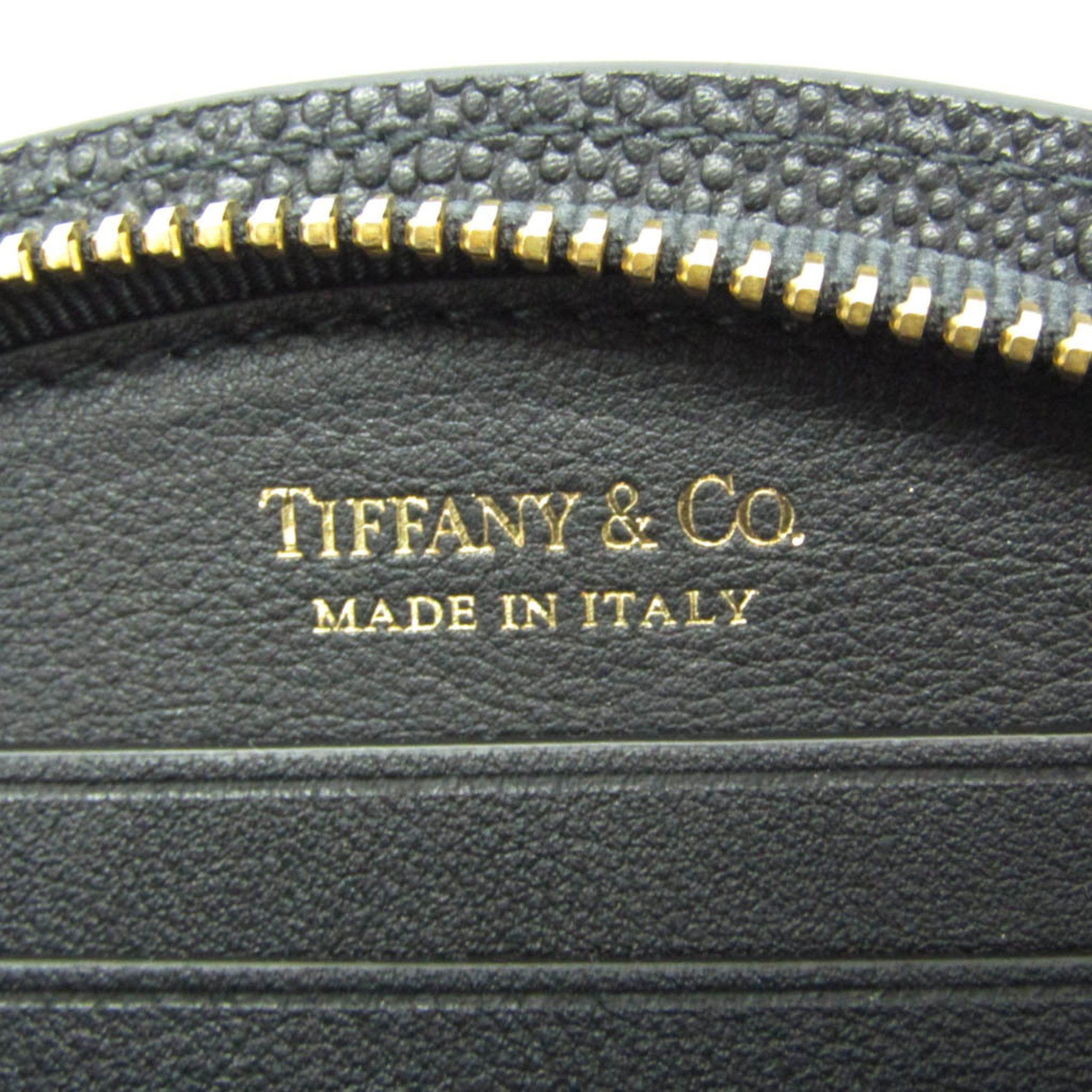 Tiffany & Co. Tiffany Half Moon Men,Women Leather Long Wallet (bi-fold) Black Size ONE SIZE - 9 Thumbnail
