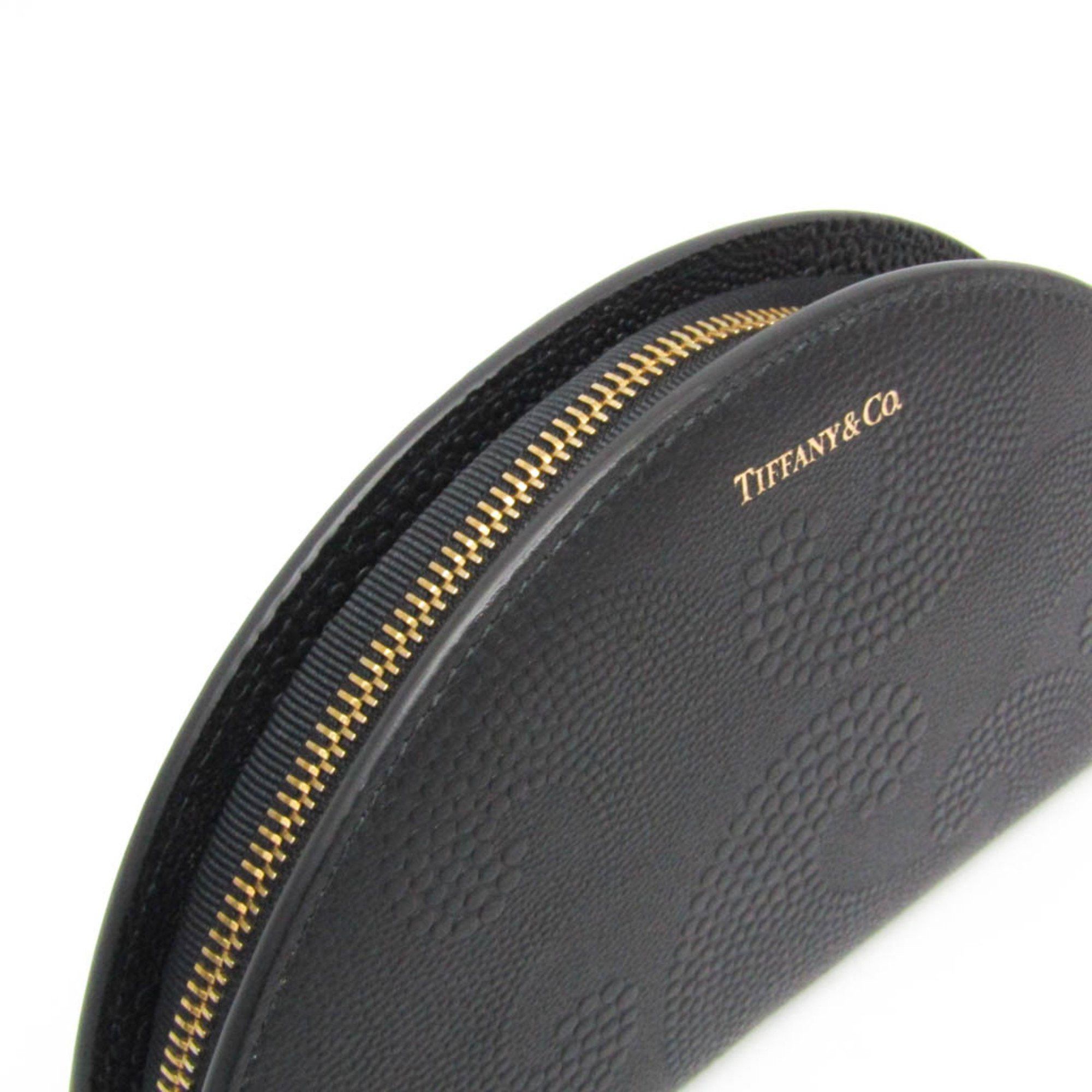 Tiffany & Co. Tiffany Half Moon Men,Women Leather Long Wallet (bi-fold) Black Size ONE SIZE - 7 Thumbnail