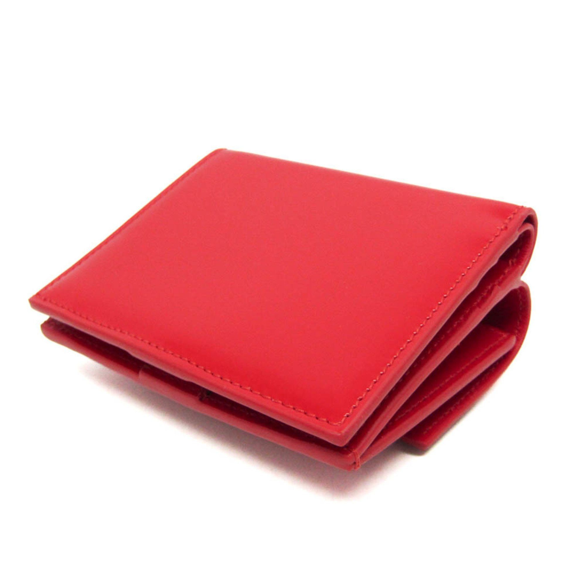 Salvatore Ferragamo Salvatore Ferragamo Gancini Wanda 220434 760660 Women's Leather Wallet (bi-fold) Red Color Size ONE SIZE - 3 Thumbnail