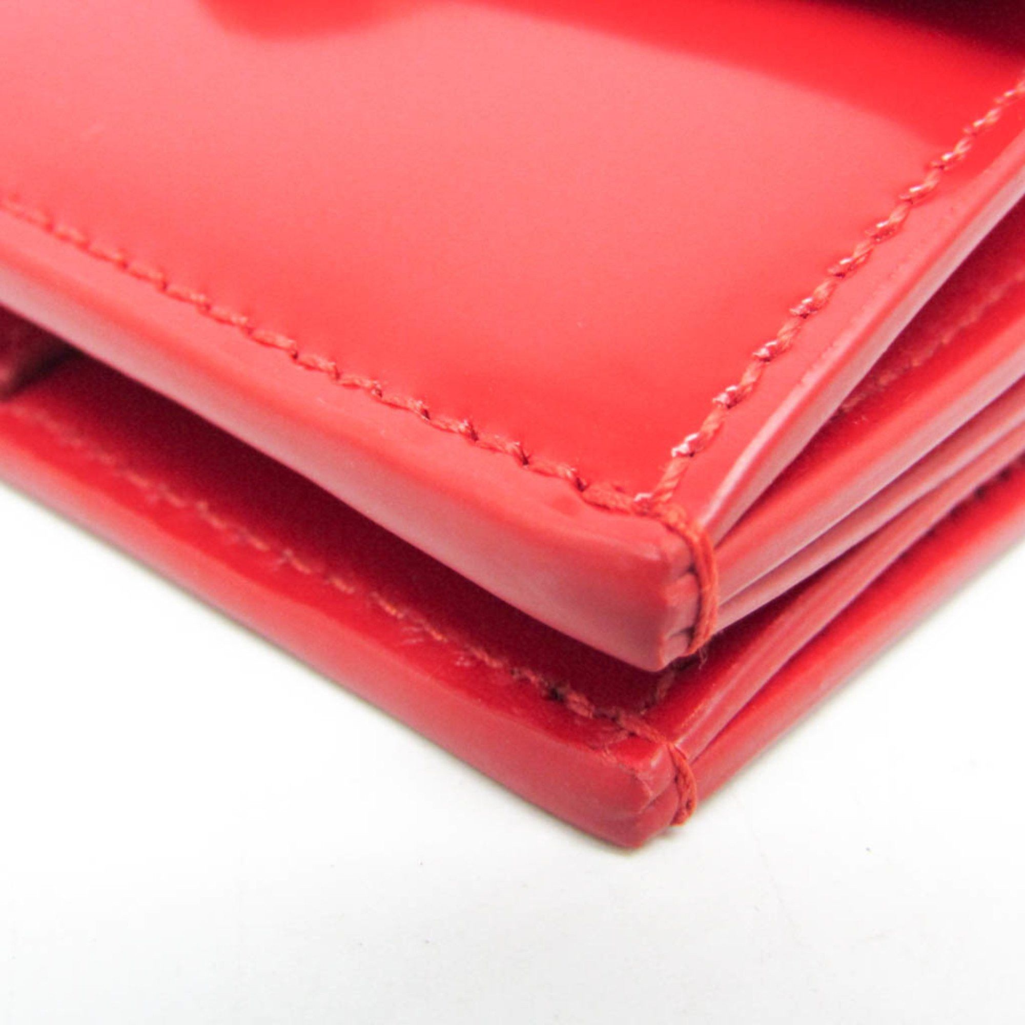 Salvatore Ferragamo Salvatore Ferragamo Gancini Wanda 220434 760660 Women's Leather Wallet (bi-fold) Red Color Size ONE SIZE - 5 Thumbnail