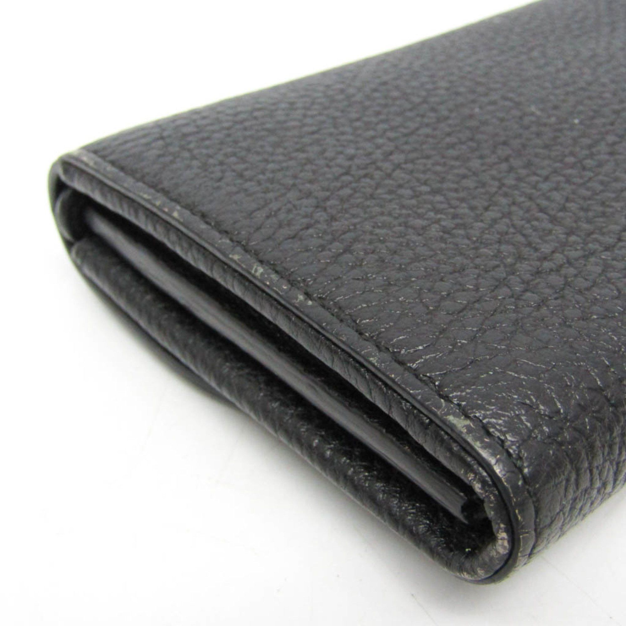 Salvatore Ferragamo Salvatore Ferragamo Gancini 22 C225 0604375 Women's Leather Long Wallet (bi-fold) Black Size ONE SIZE - 5 Thumbnail