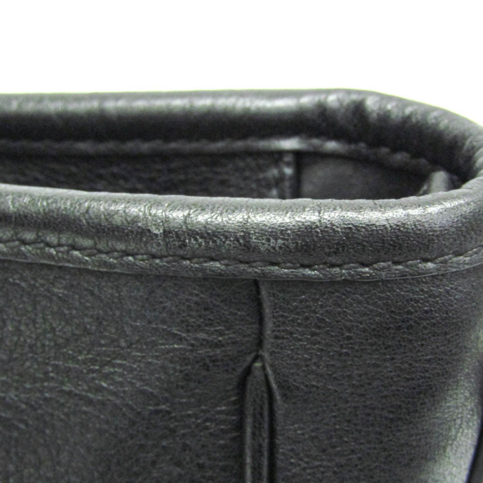 Prada Prada Men's Leather Handbag,Shoulder Bag Black Size ONE SIZE - 8 Thumbnail
