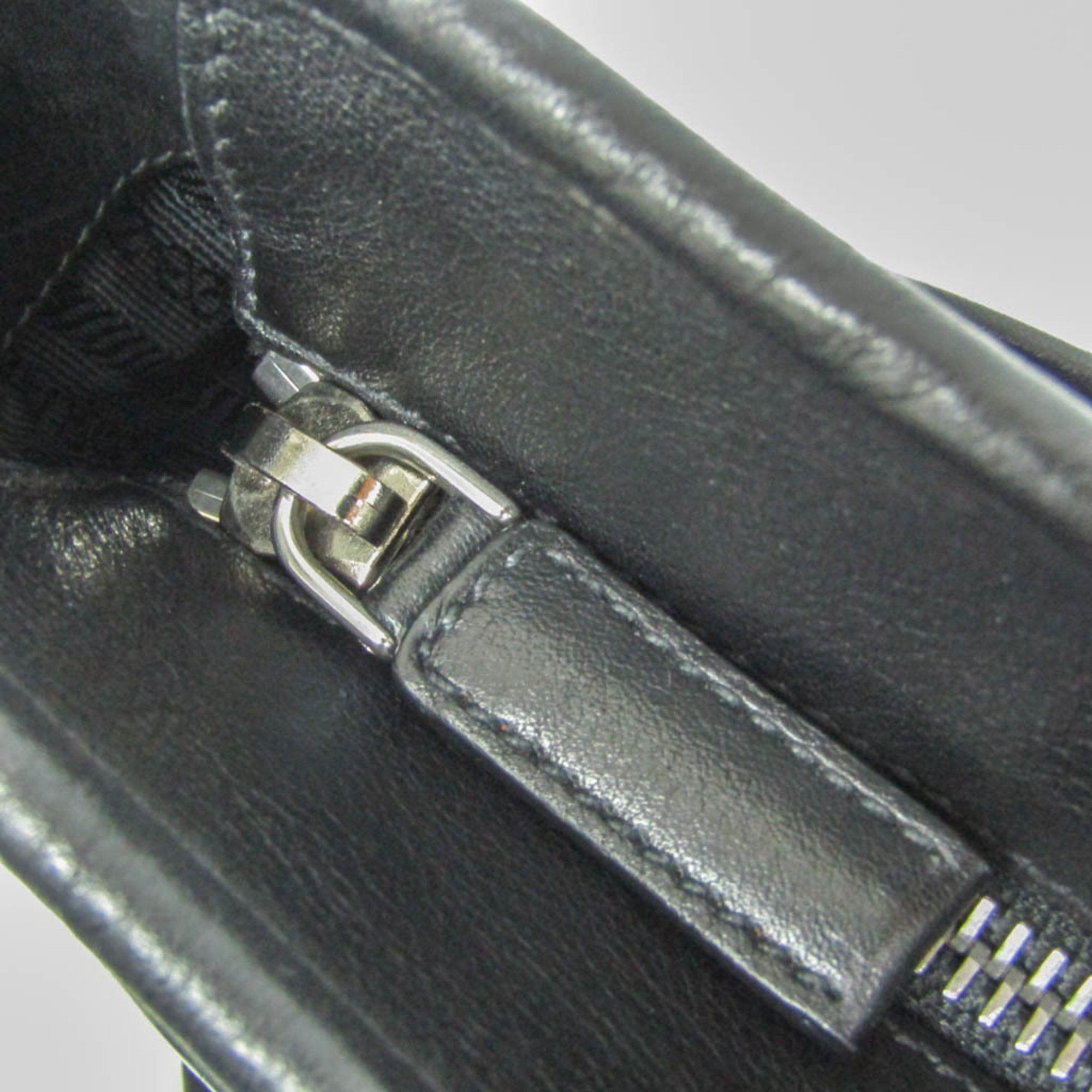 Prada Prada Men's Leather Handbag,Shoulder Bag Black Size ONE SIZE - 12 Thumbnail