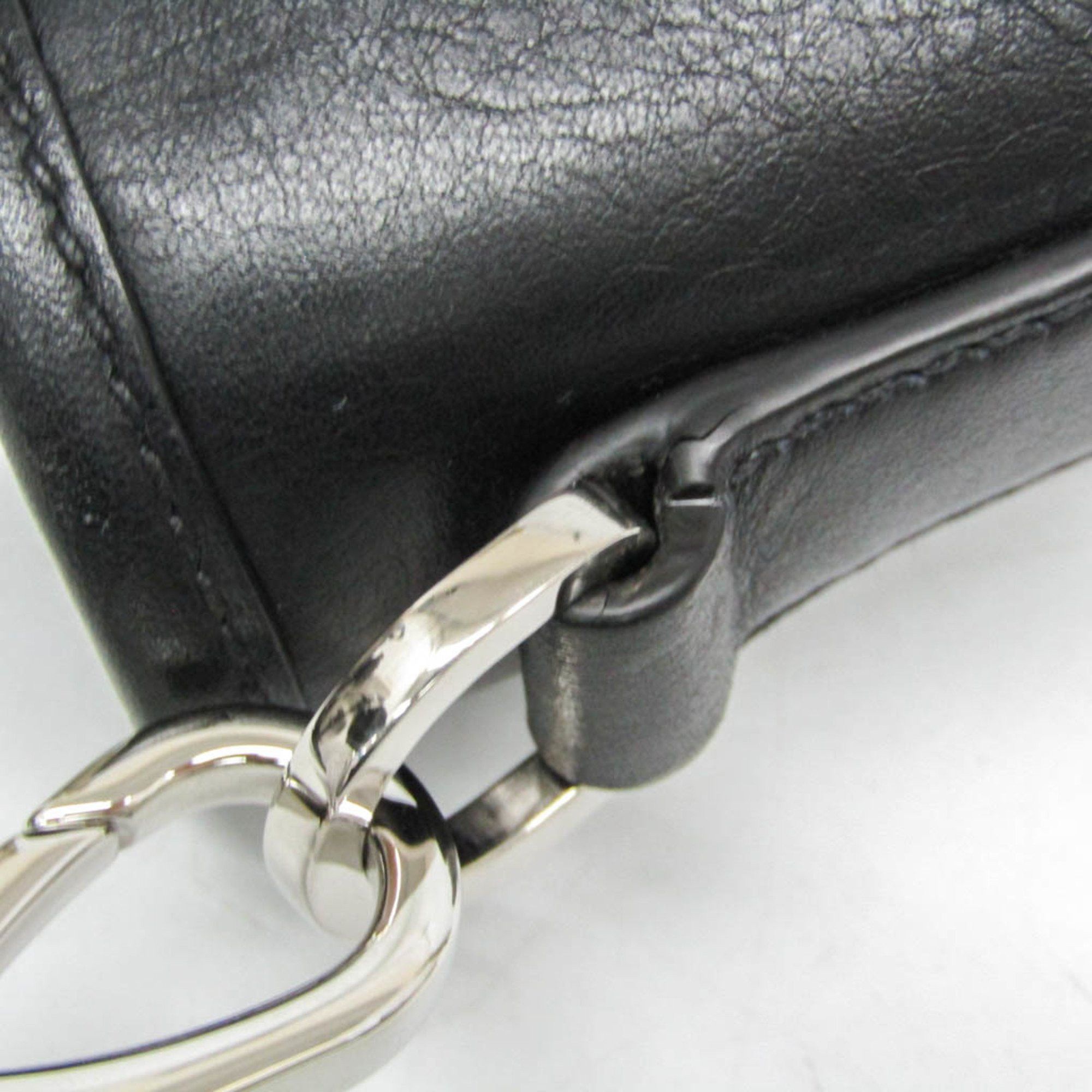 Prada Prada Men's Leather Handbag,Shoulder Bag Black Size ONE SIZE - 9 Thumbnail