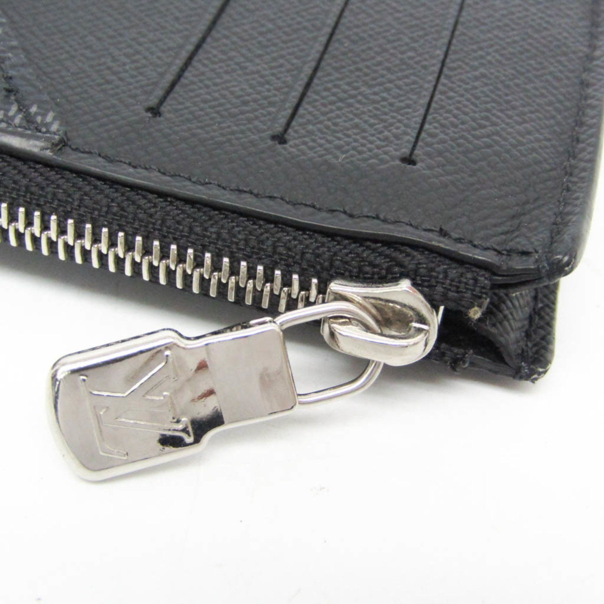 Louis Vuitton Louis Vuitton Damier Graphite COIN CARD HOLDER N64038 Men's Damier Graphite Coin Purse/coin Case Damier Graphite Size ONE SIZE - 5 Thumbnail
