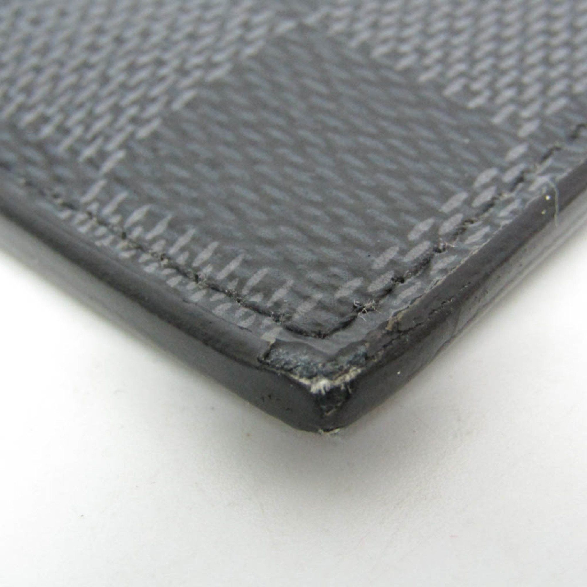 Louis Vuitton Louis Vuitton Damier Graphite COIN CARD HOLDER N64038 Men's Damier Graphite Coin Purse/coin Case Damier Graphite Size ONE SIZE - 4 Thumbnail