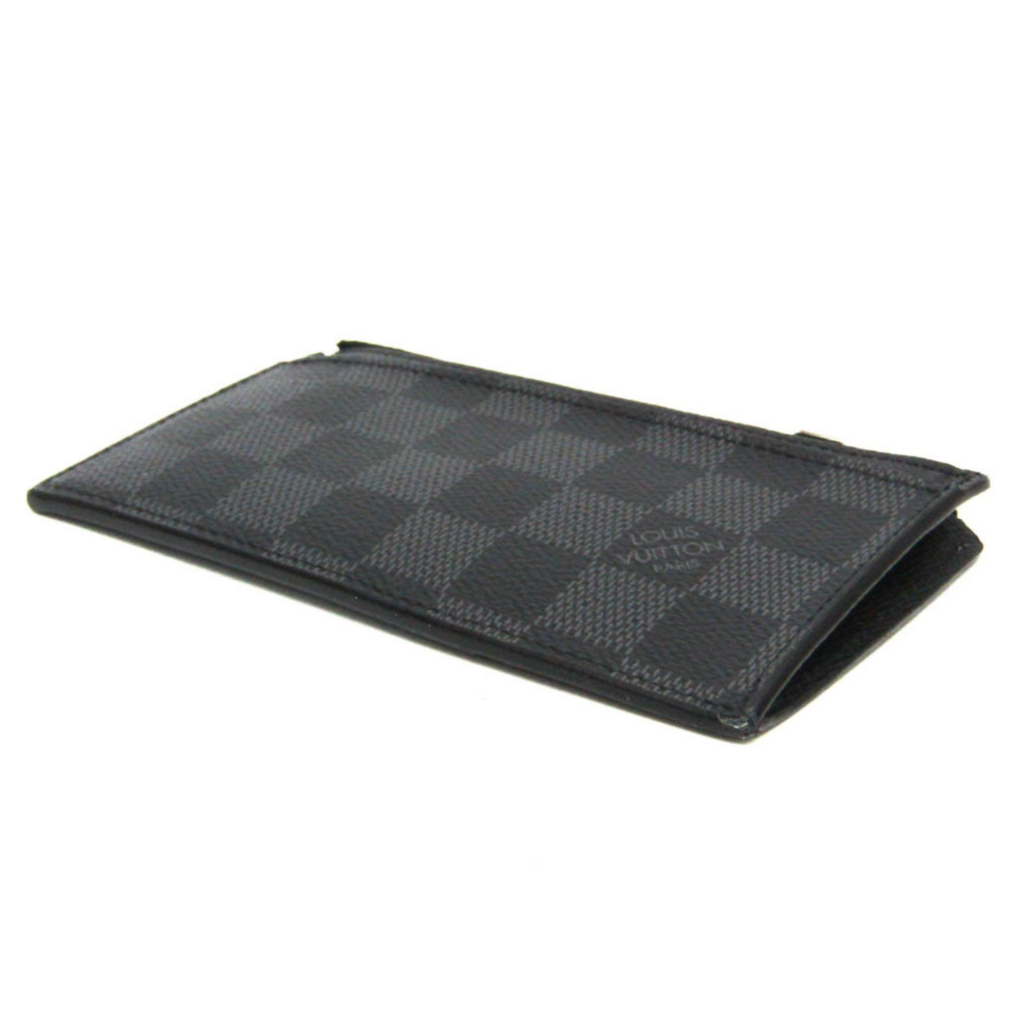 Louis Vuitton Louis Vuitton Damier Graphite COIN CARD HOLDER N64038 Men's Damier Graphite Coin Purse/coin Case Damier Graphite Size ONE SIZE - 2 Thumbnail