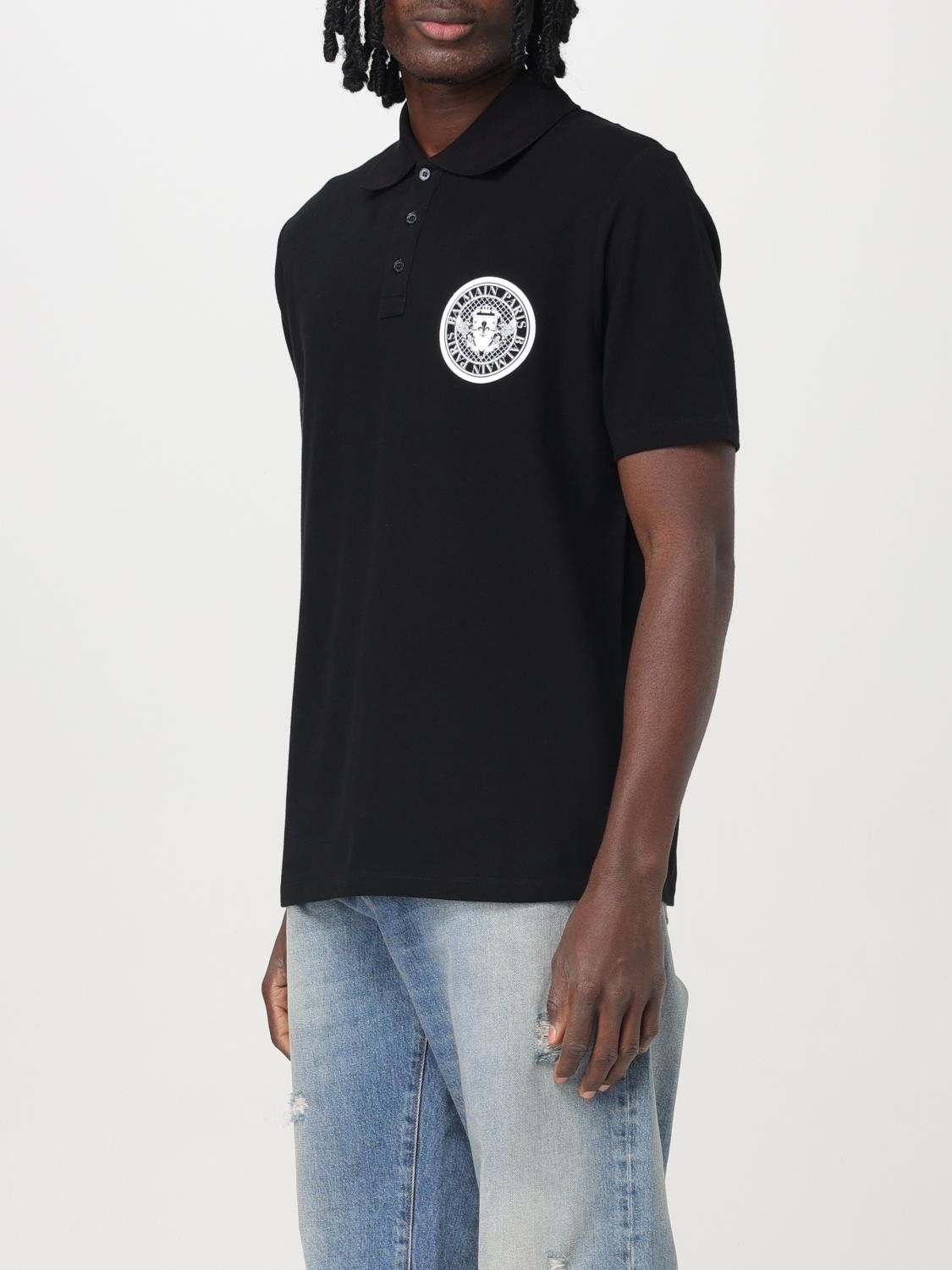 Balmain Balmain Polo Shirt Men Black Size US S / EU 44-46 / 1 - 4 Thumbnail