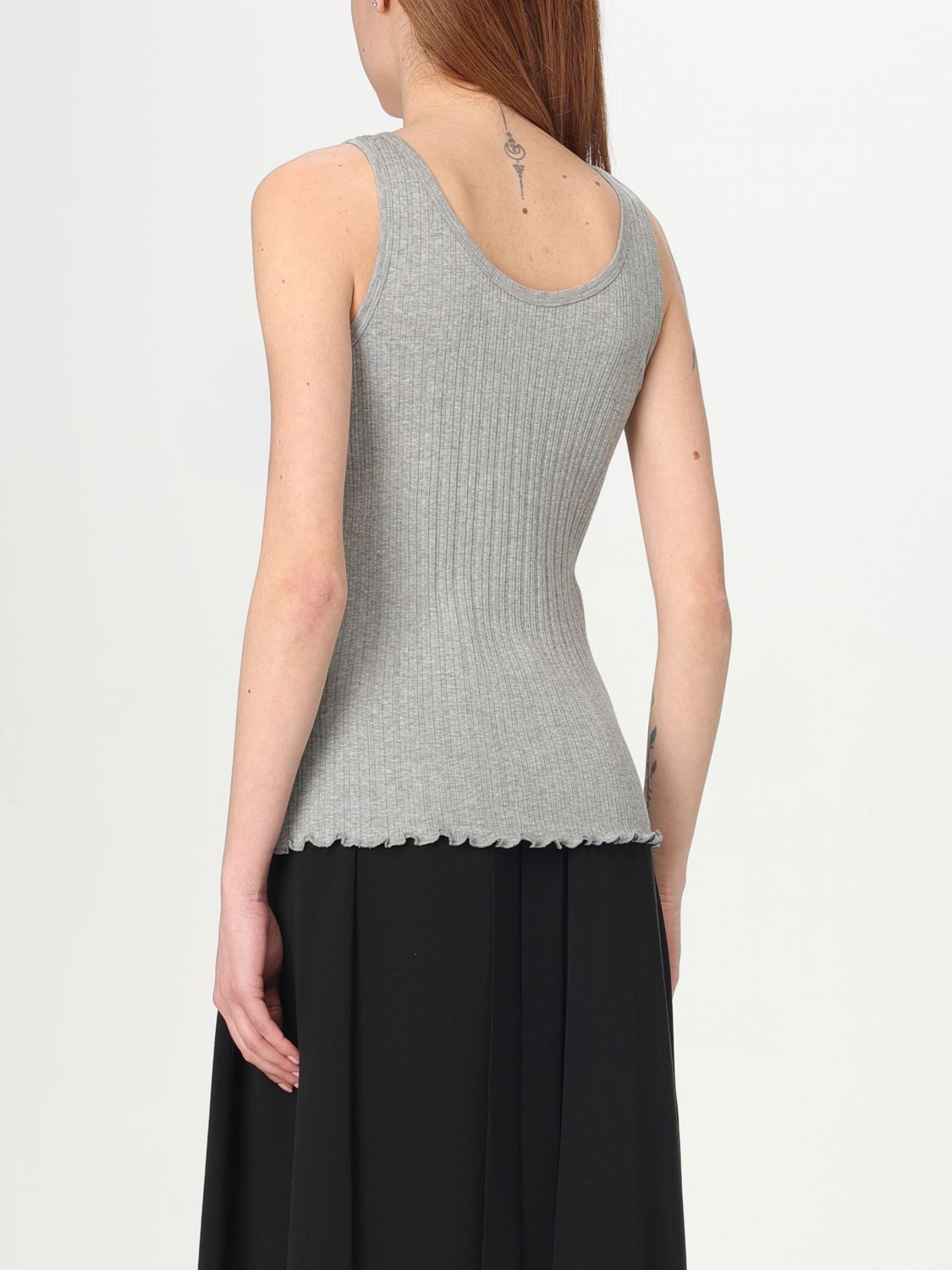 Fendi Fendi T-Shirt Woman Grey Size L / US 10 / IT 46 - 3 Thumbnail